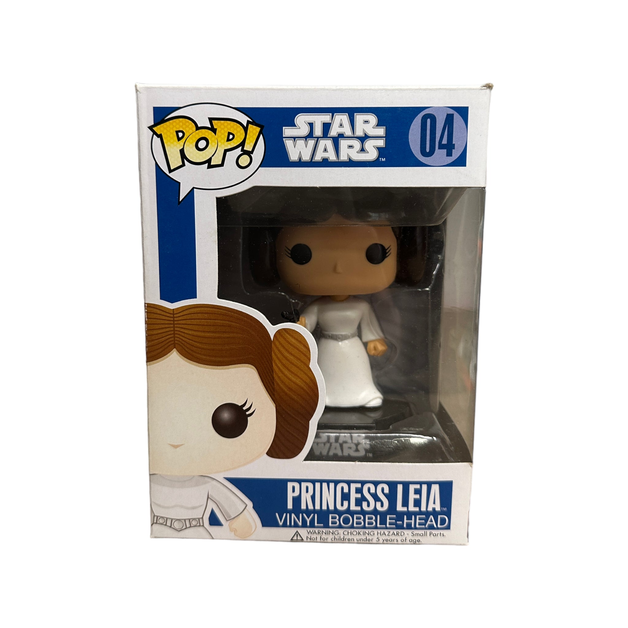 Princess Leia #04 (Large Writing) Funko Pop! - Star Wars - 2013 Pop! - Condition 7/10