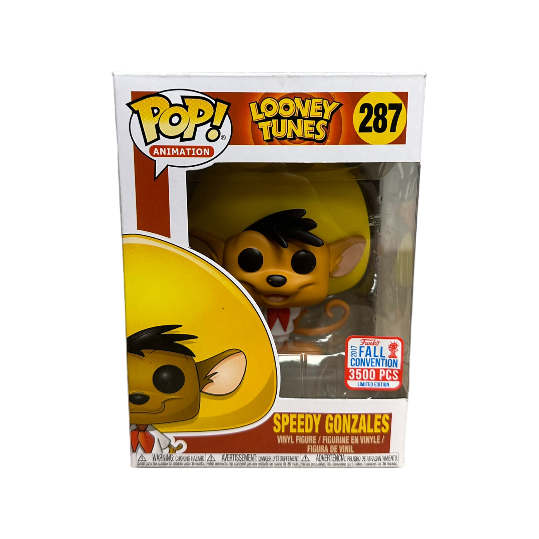 Speedy Gonzales #287 Funko Pop! - Looney Tunes - NYCC 2017 Shared Exclusive LE3500 Pcs - Condition 6/10