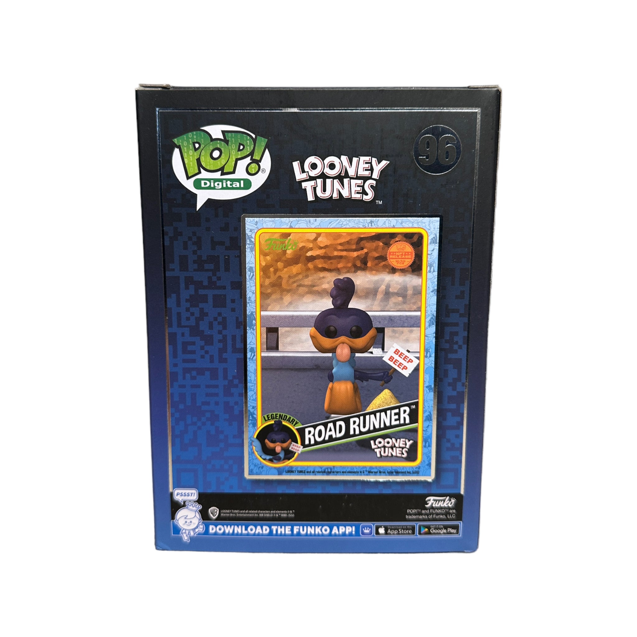 Road Runner #96 Funko Pop! - Looney Tunes - NFT Release Exclusive LE1635 Pcs - Condition 9/10