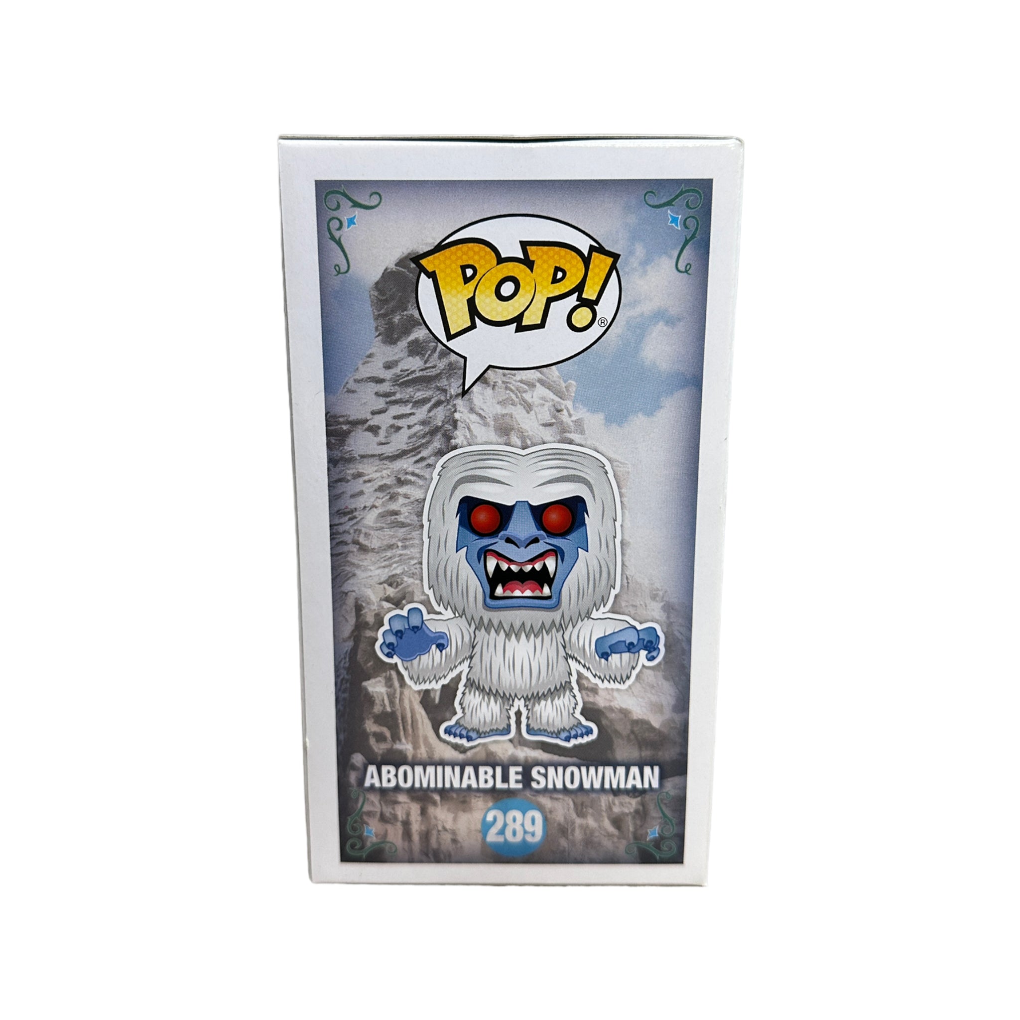 Abominable Snowman #289 (Diamond Collection) Funko Pop! - Matterhorn Bobsled - Disney Parks Exclusive - Condition 8.5/10