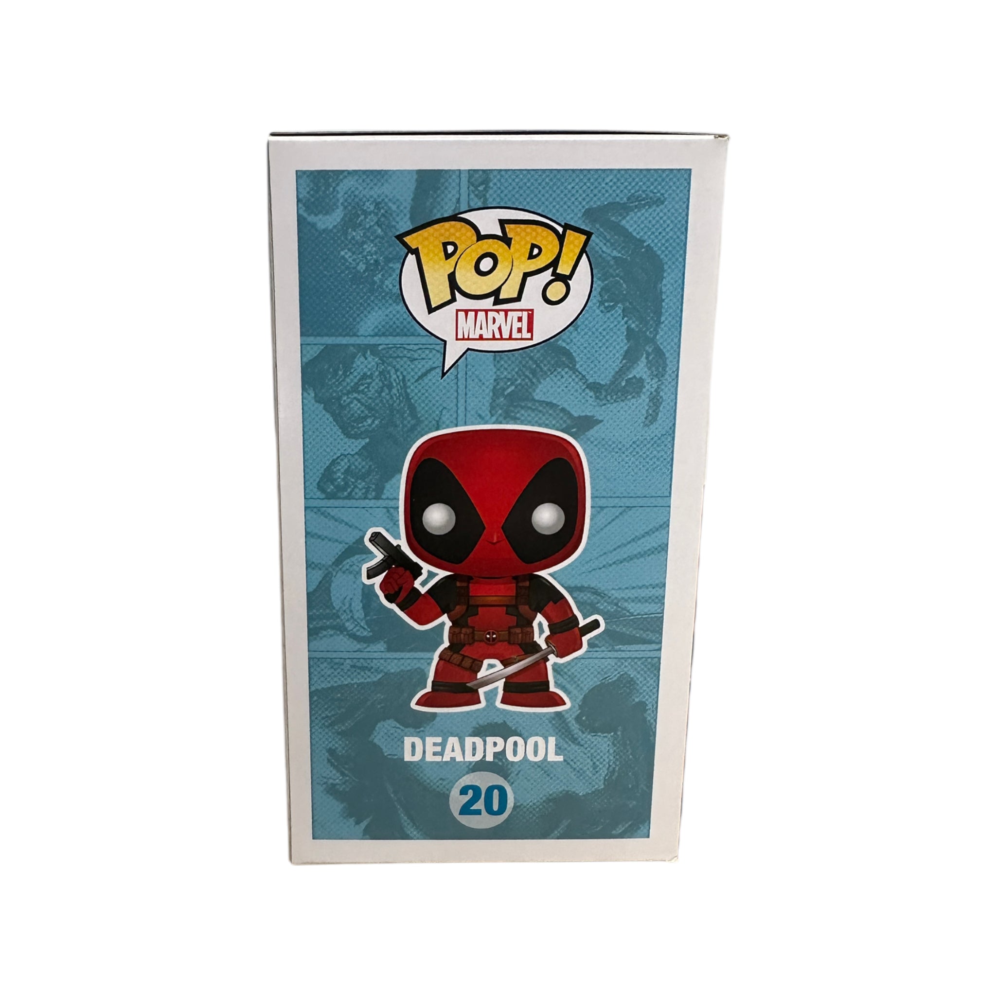 Deadpool #20 (Black and White Glows in the Dark) Funko Pop! - Marvel Universe - Matt's Cavalcade of Comics, Cards & Collectibles Exclusive - Condition 6/10