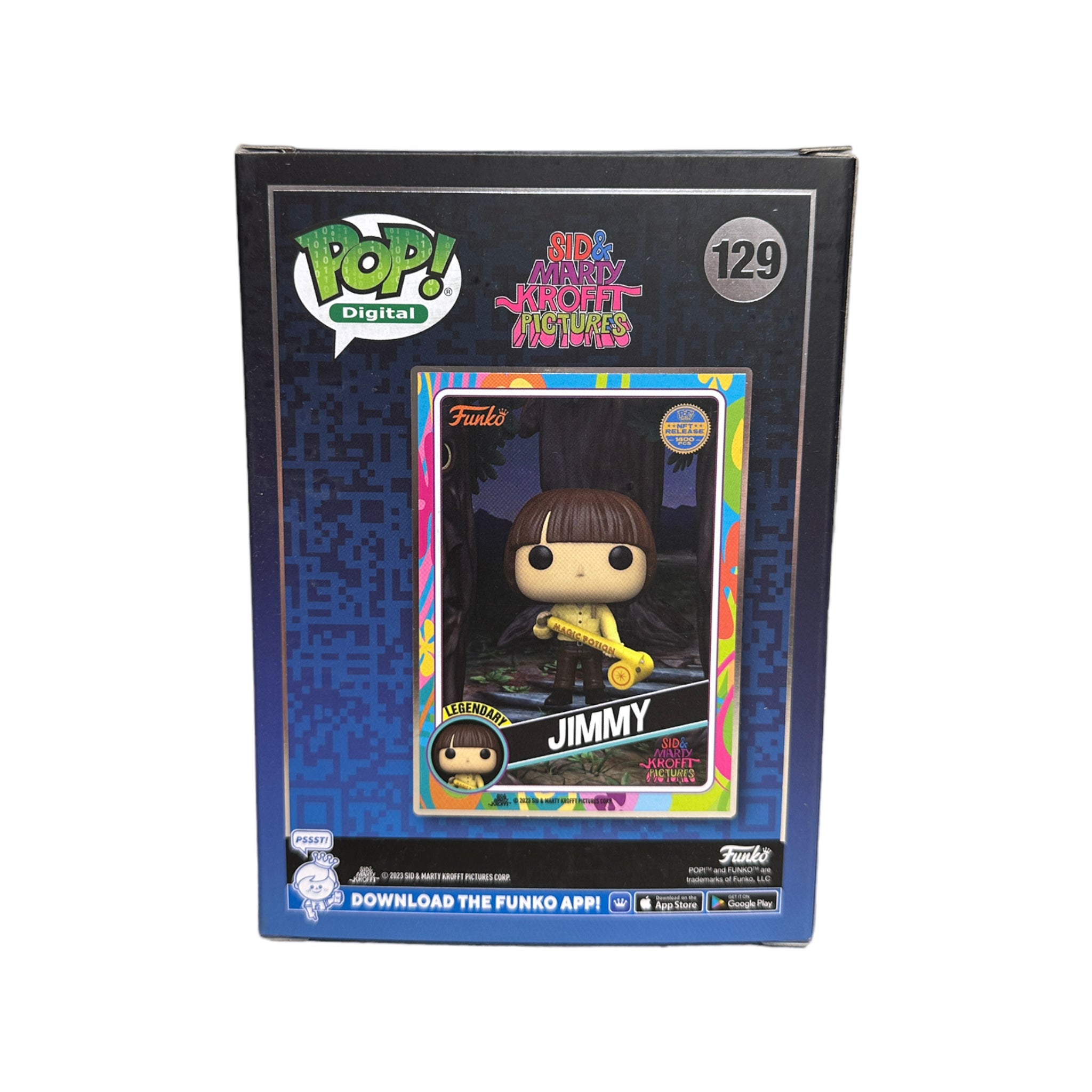 Jimmy #129 Funko Pop! - Sid & Marty Krofft Pictures - NFT Release Exclusive LE1400 Pcs - Condition 8.75/10