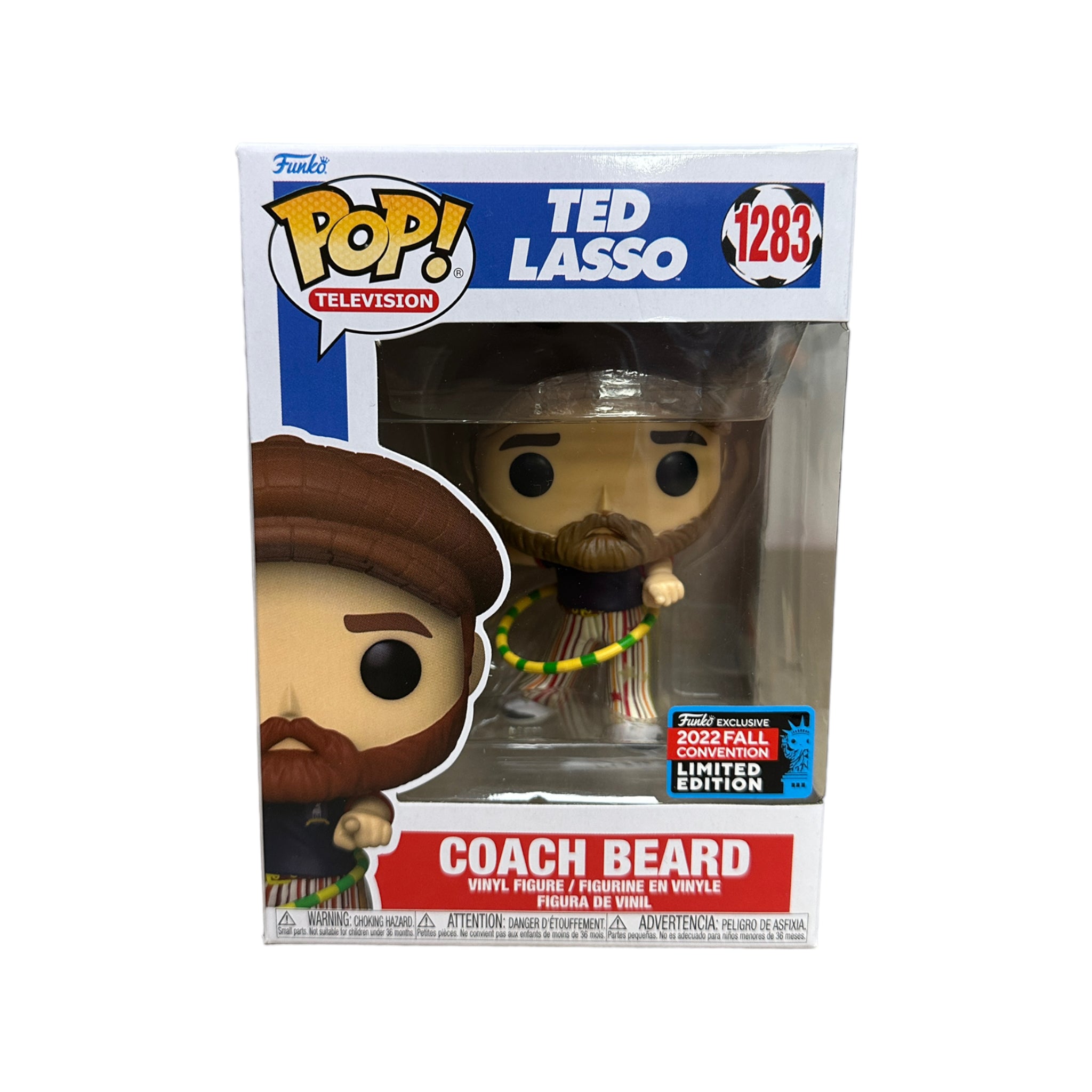 Coach Beard #1283 Funko Pop! - Ted Lasso - NYCC 2022 Shared Exclusive - Condition 8.75/10