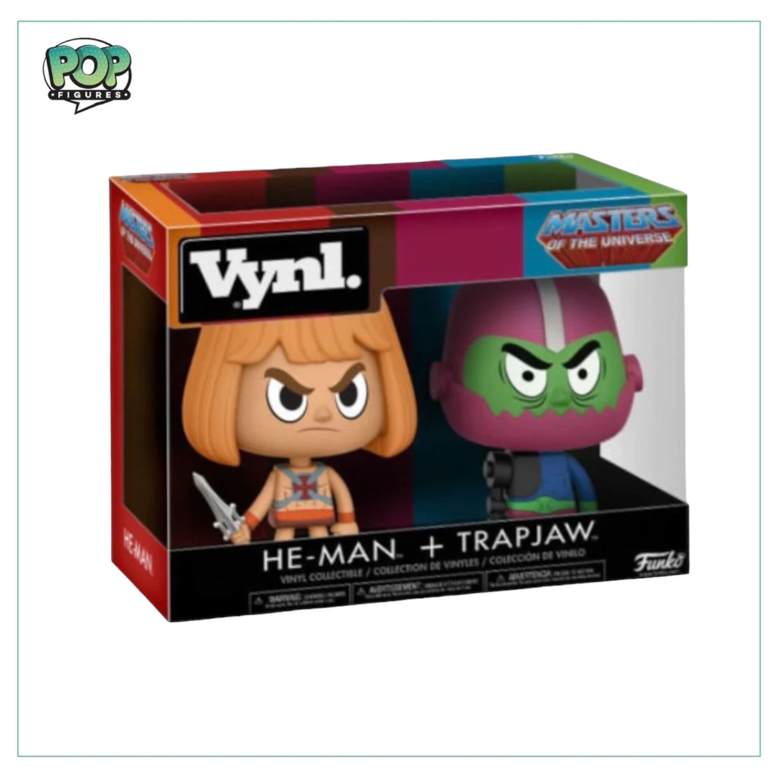 He-Man & Trap Jaw Deluxe Funko 2 Pack Vynl. - Masters Of The Universe