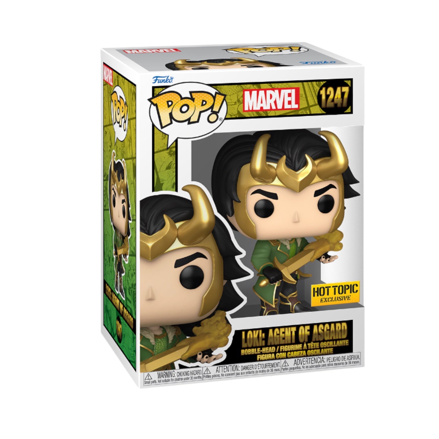 Loki : Agent of Asgard #1247 Funko Pop! - Marvel - Hot Topic Exclusive