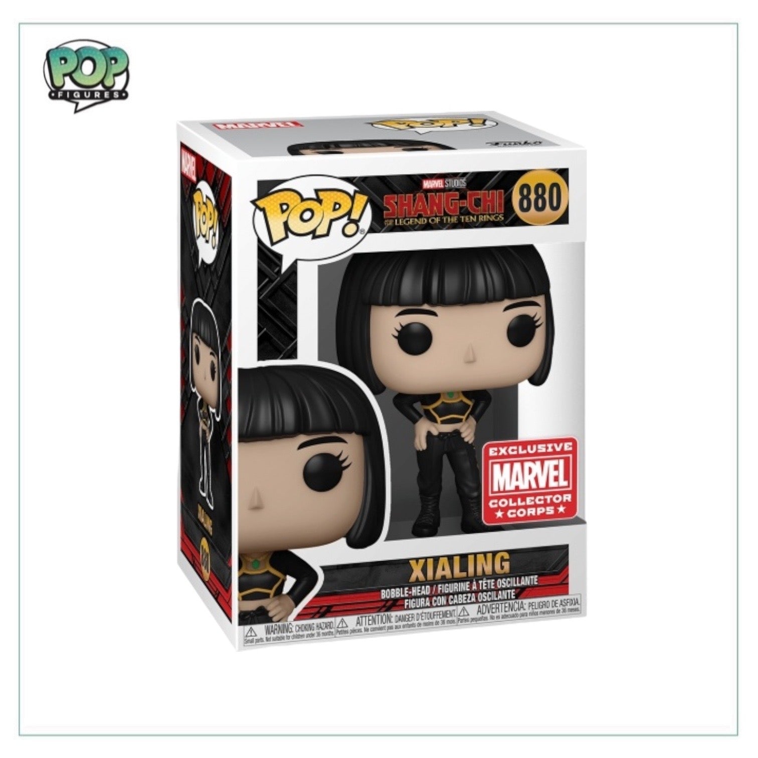 Xialing #880 (Black) Funko Pop! - Shang-Chi And The Legend Of The Ten Rings - Marvel Collector Corps Exclusive
