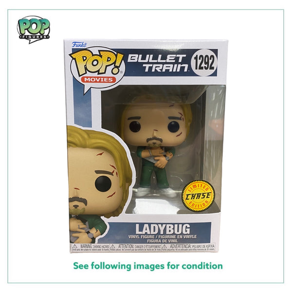 Ladybug #1292 (Fight Chase) Funko Pop! - Bullet Train - Condition 9.5+/10