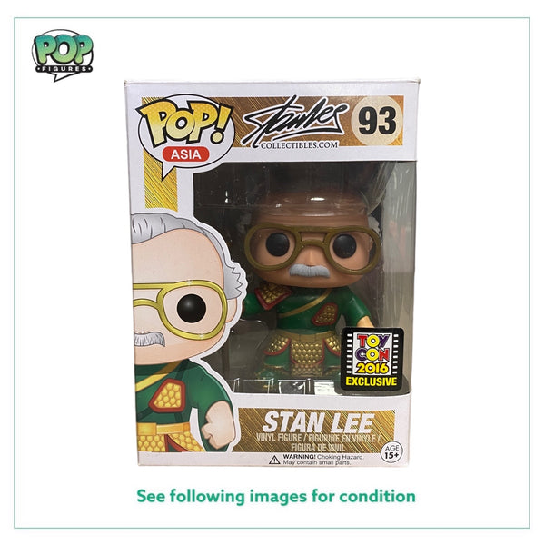 Stan Lee #93 (Guan You Green) Funko Pop! - Toy Con 2016 Exclusive - Condition 7.5/10