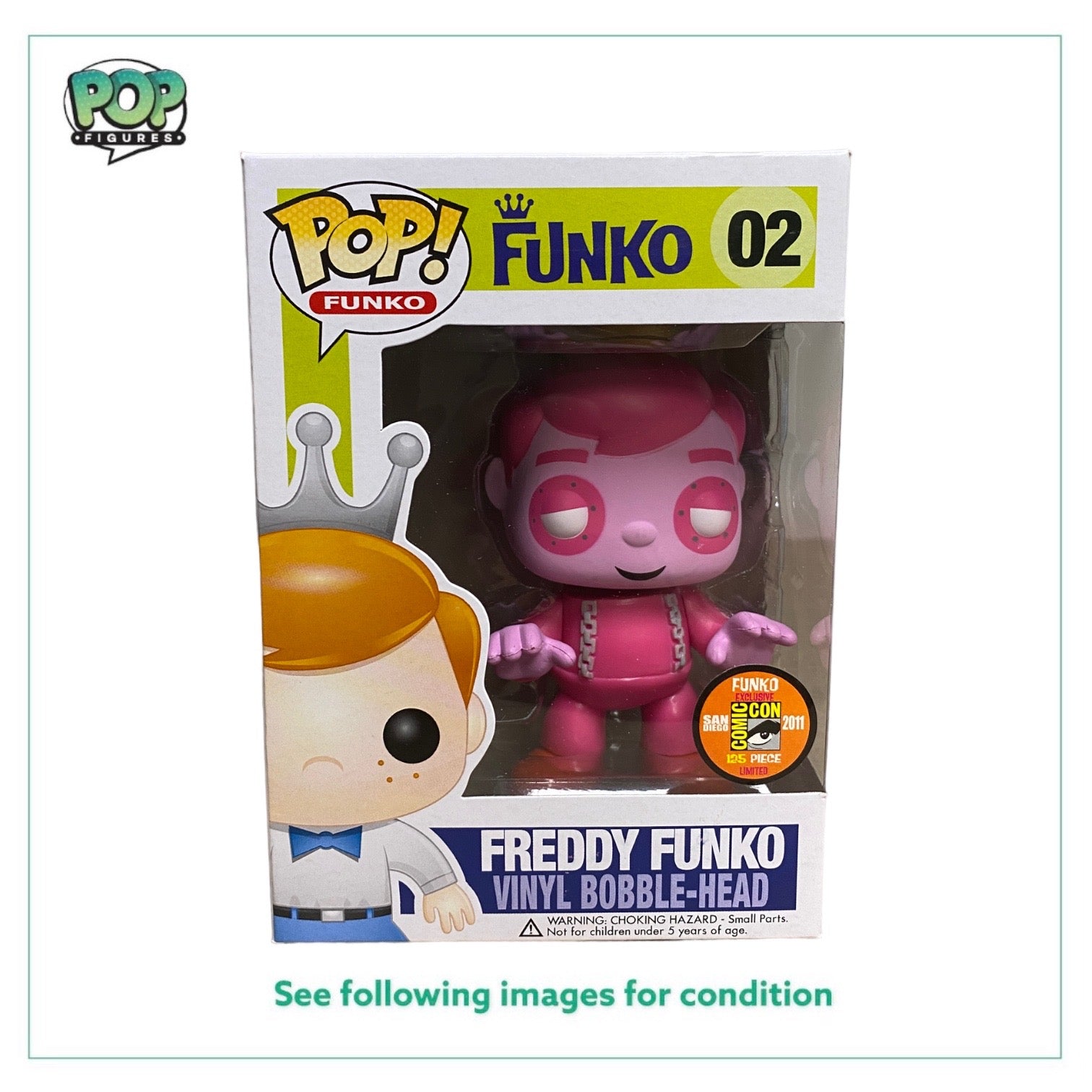 Freddy Funko as Franken Berry #02 Funko Pop! - SDCC 2011 Exclusive LE125 Pieces - Condition 8/10