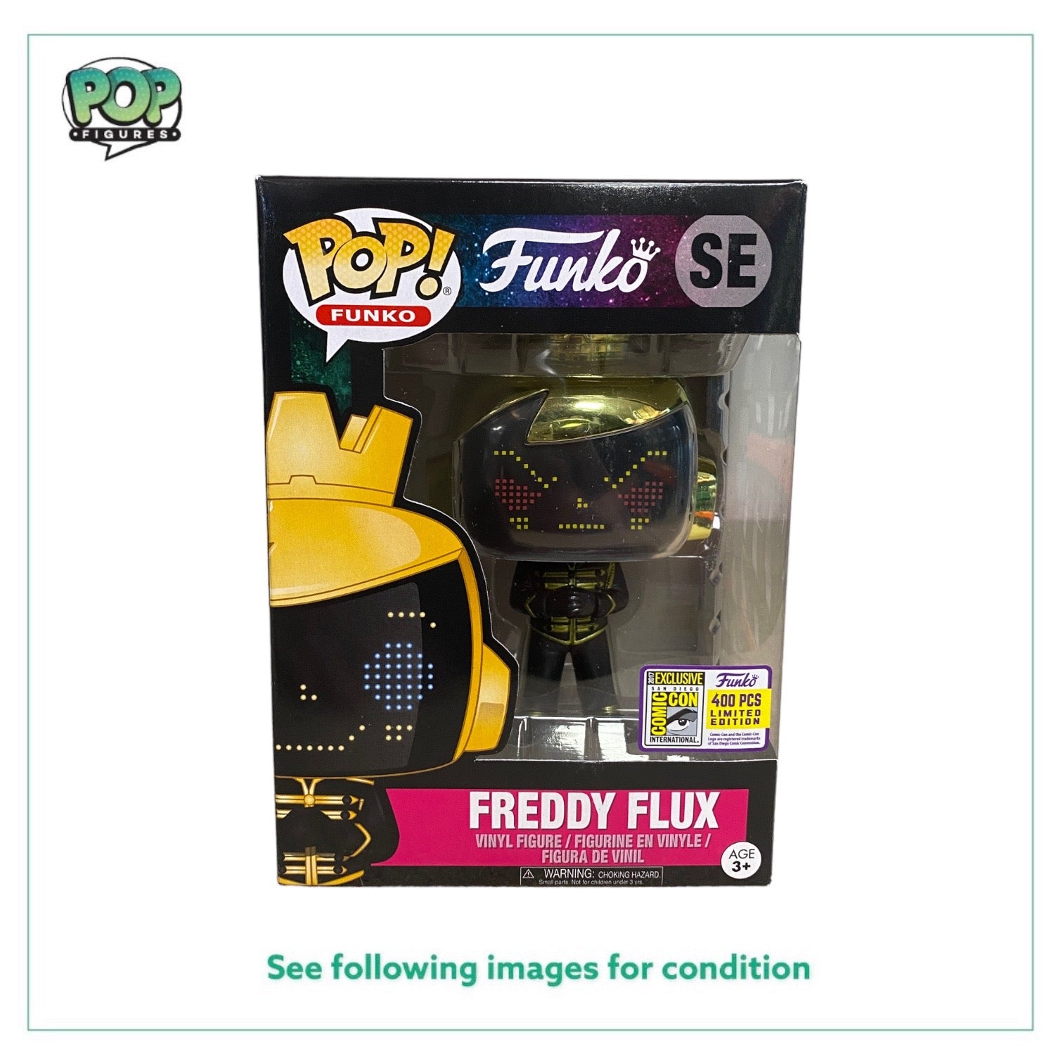 Freddy Flux Zenith Funko Pop! - SDCC 2017 Exclusive LE400 Pcs - Condition 8.75/10