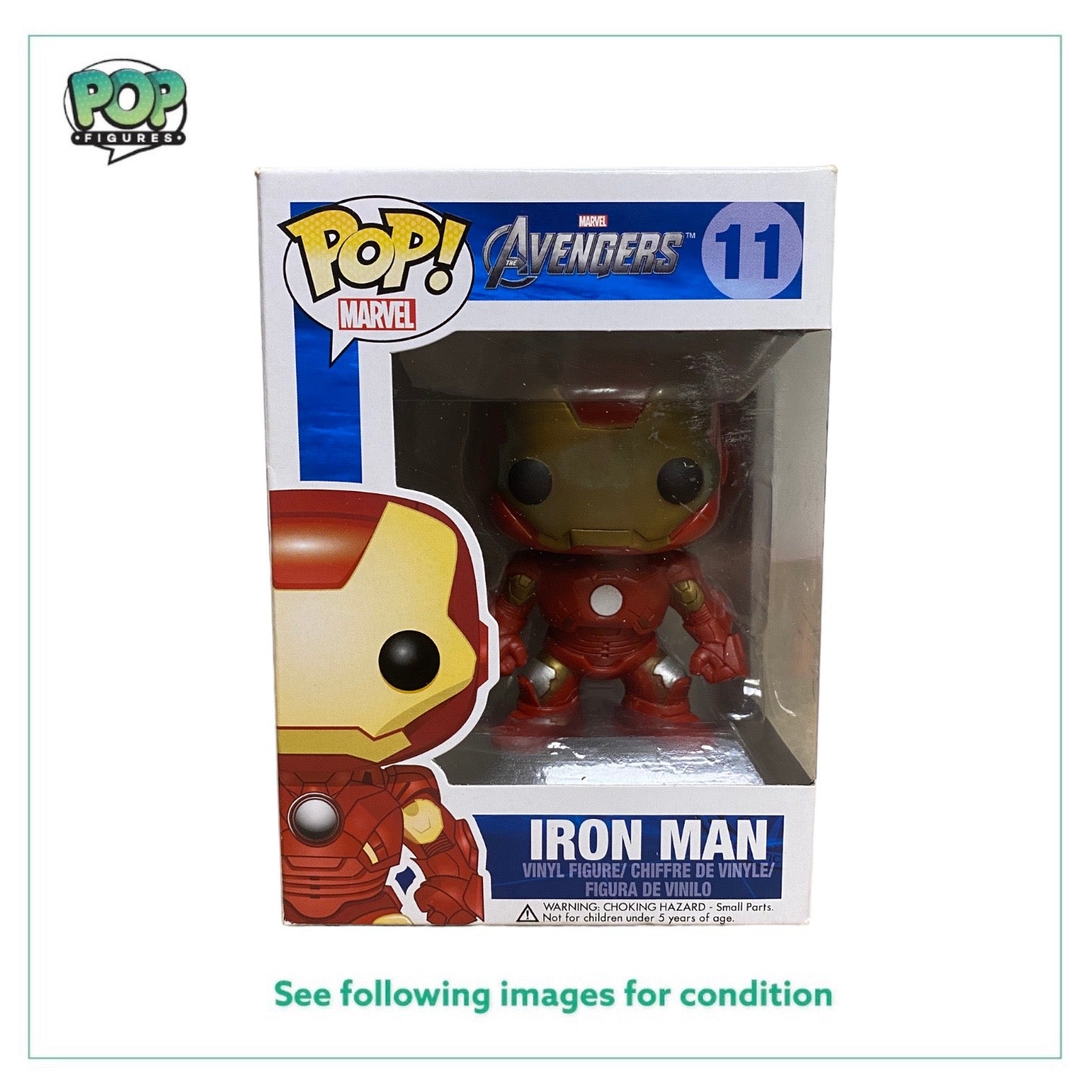 Iron Man #11 Funko Pop! - The Avengers - 2012 Pop! - Condition 7.5/10