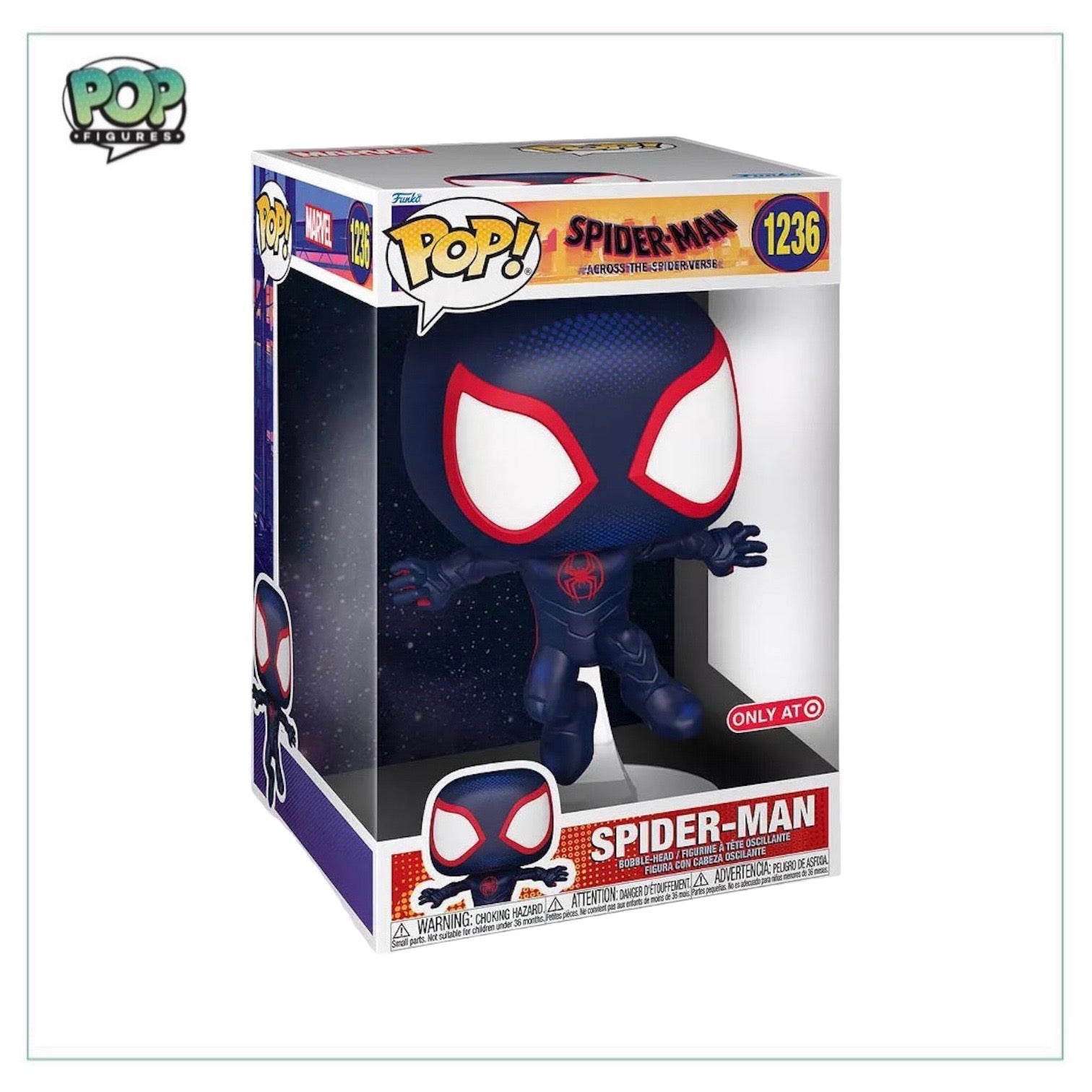 Spider-Man #1236 10" Funko Pop! - Spider-Man Across the Spider-Verse - Target Exclusive