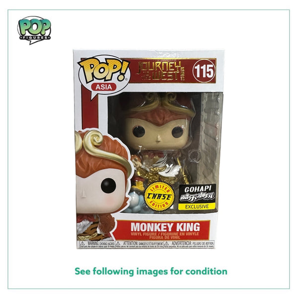 Monkey King #115 (Chase) Funko Pop! - Jouney to the West - Gohapi Exclusive - Condition 8.5/10