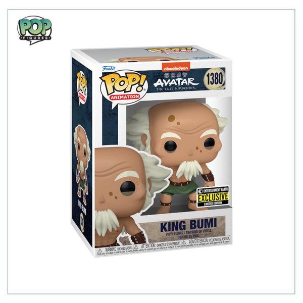 Funko Pop! Animation: Avatar: The Last Airbender - King Bumi Entertainment Earth Exclusive Bundled With A Byron'S Attic Protector