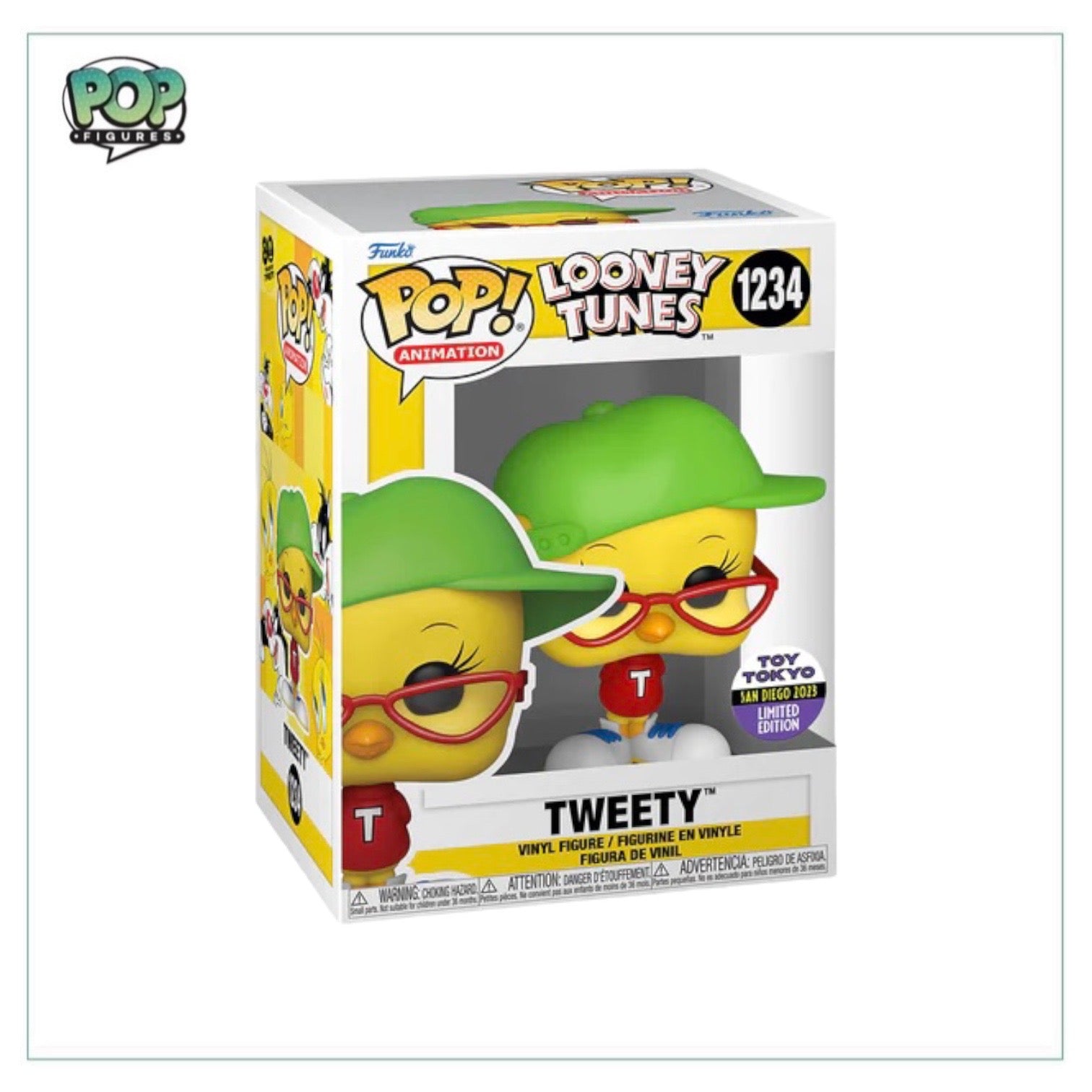 Tweety #1234 Funko Pop! - Looney Tunes - SDCC / Toy Tokyo 2023 Exclusive