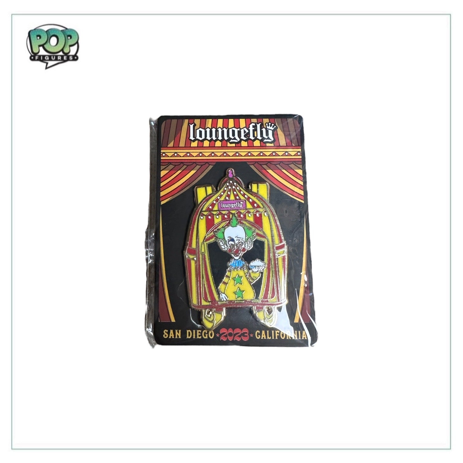 Killer Klowns Loungefly Enamel Pin! - Killer Klowns From Outer Space - SDCC 2023 Camp Fundays Show Exclusive