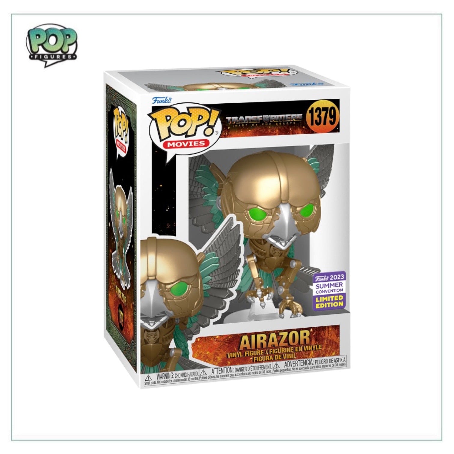 Airazor #1379 Funko Pop! - Transformers Rise of the Beasts - SDCC 2023 Shared Exclusive