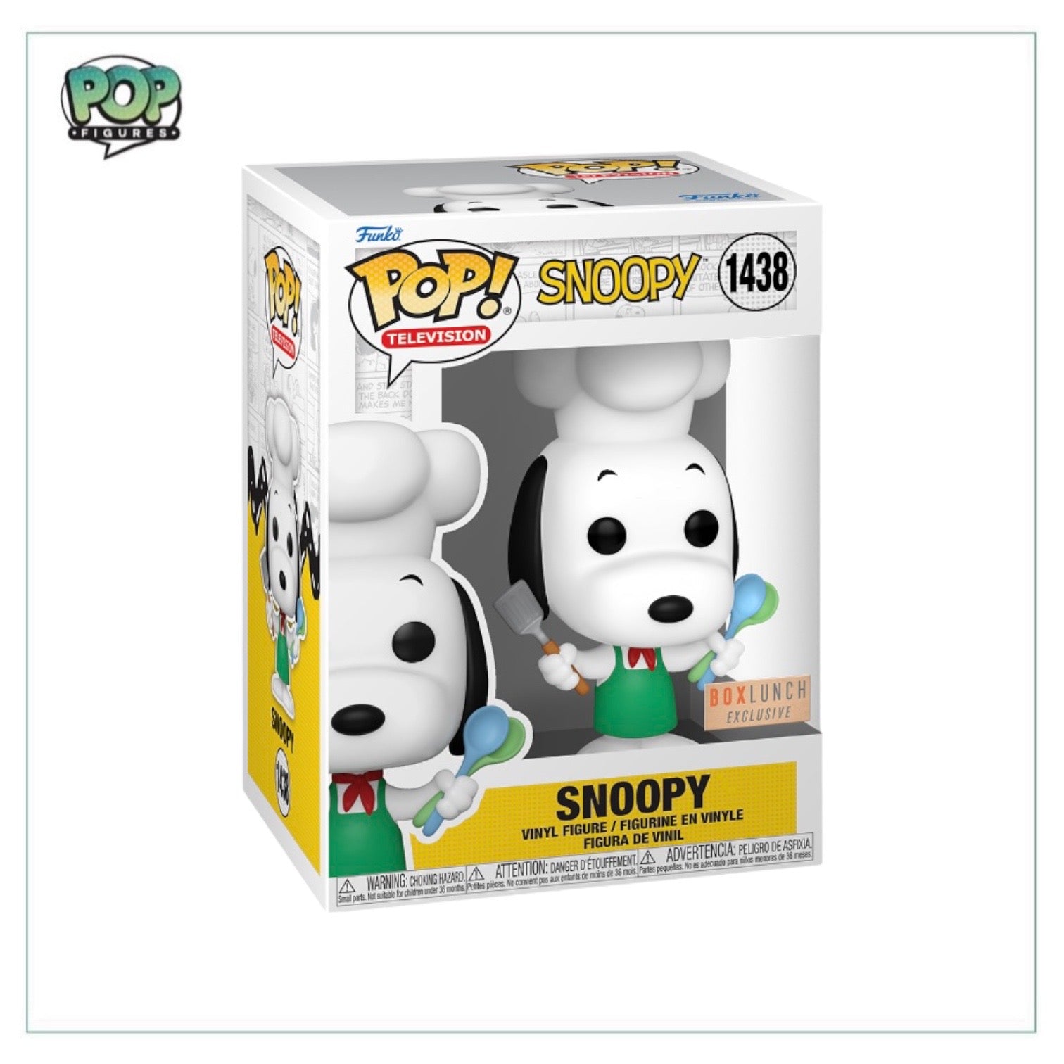 Snoopy #1438 (Chef) Funko Pop! - Snoopy - Boxlunch Exclusive