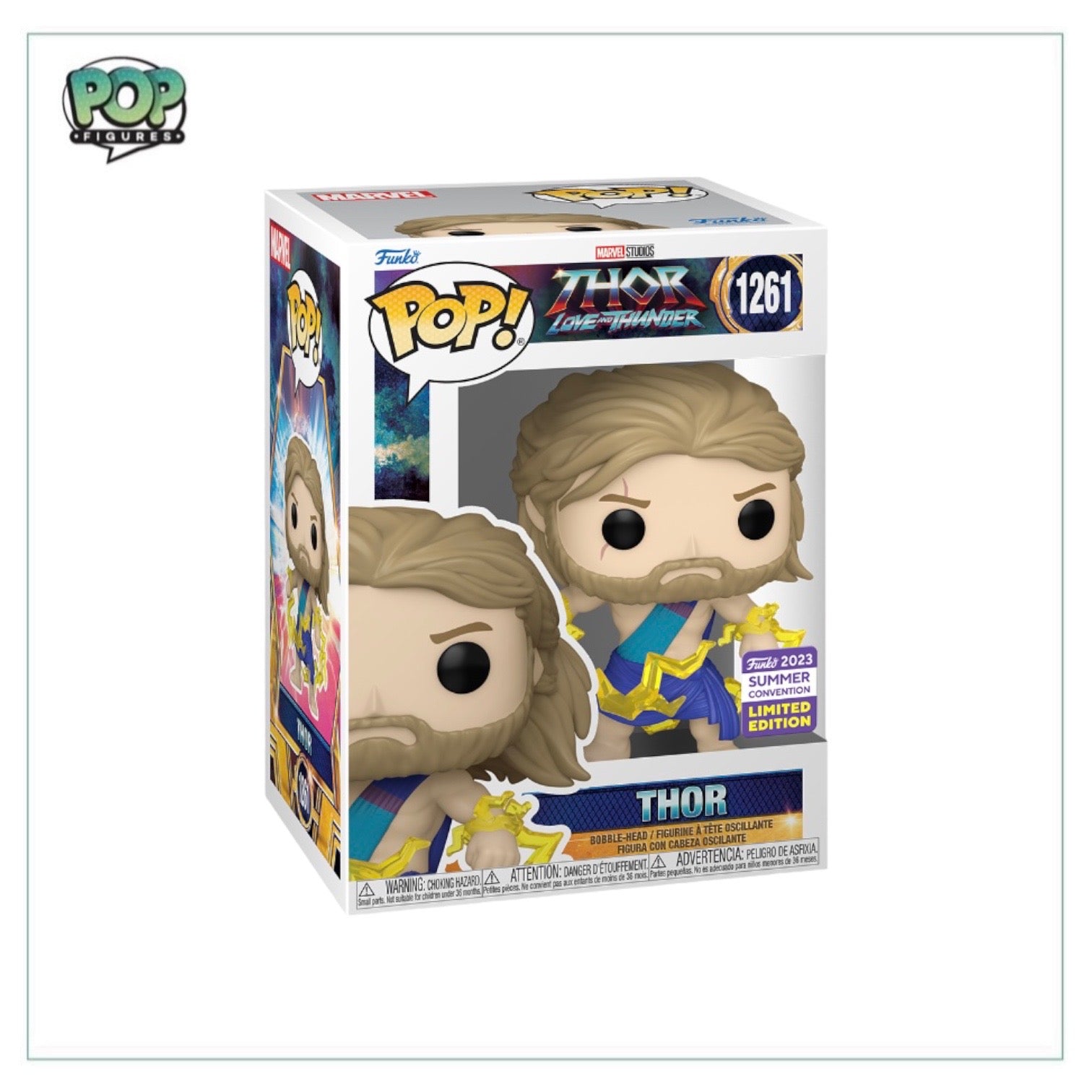 Thor #1261 Funko Pop! - Thor Love and Thunder - SDCC 2023 Shared Exclusive