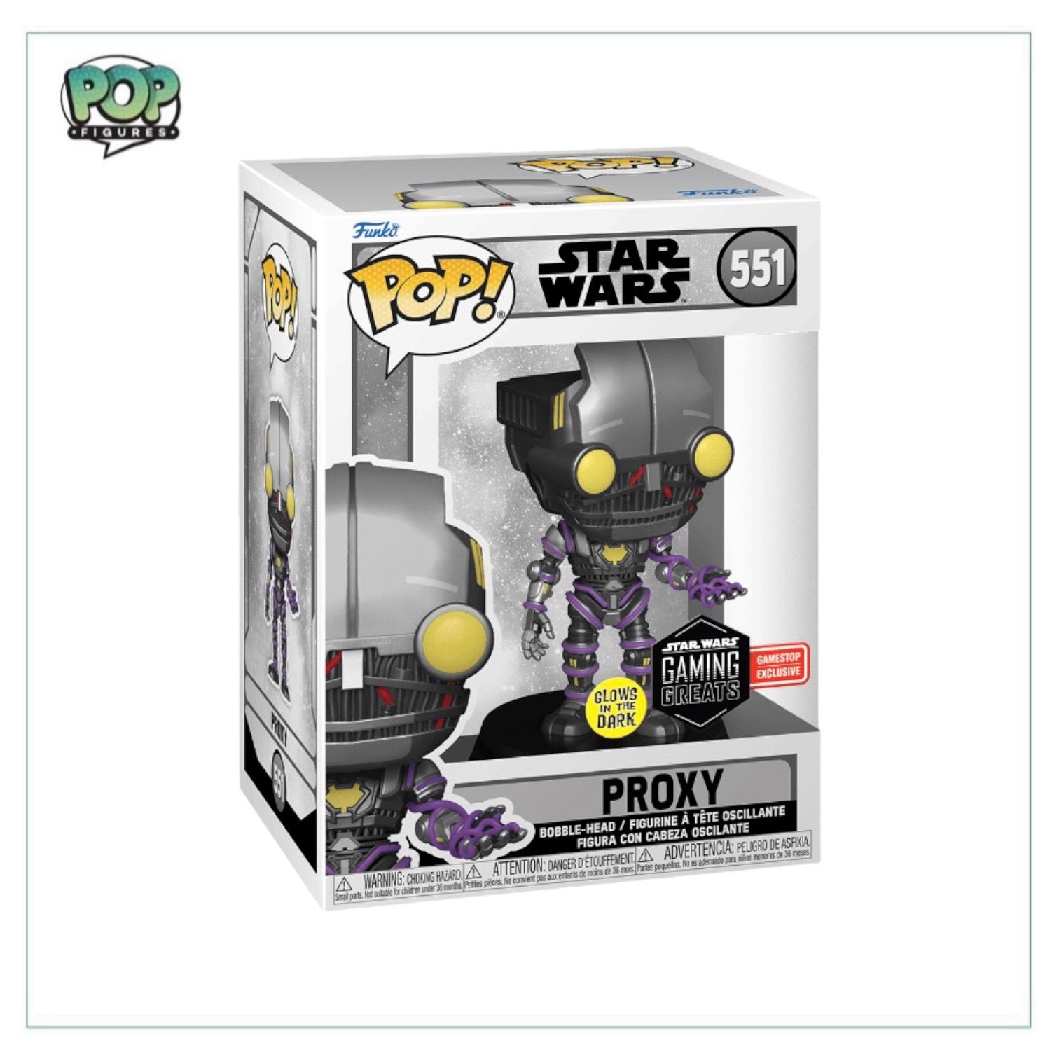 Proxy #551 (Glows in the Dark) Funko Pop! - Star Wars Gaming Greats - GameStop Exclusive