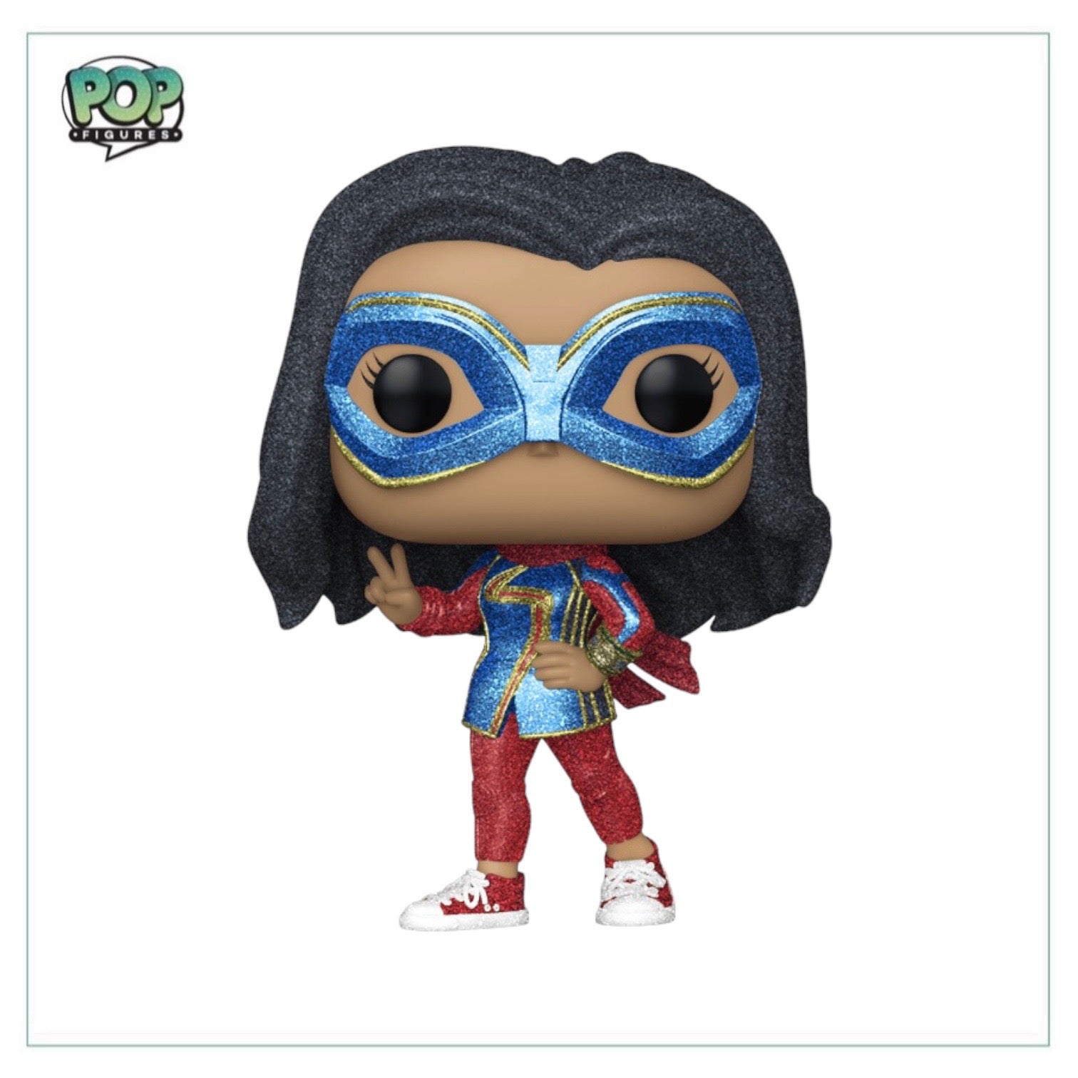 Ms. Marvel #1077 (Diamond Collection) Funko Pop! - Ms. Marvel - Hot Topic Exclusive