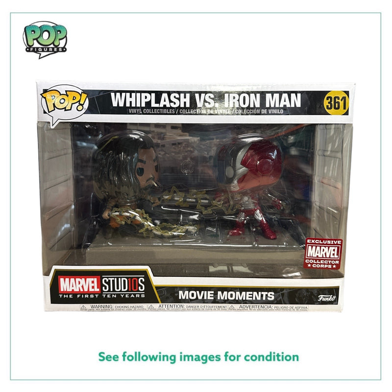 Whiplash Vs. Iron Man #361 Funko Pop Movie Moments! - Marvel Studios F