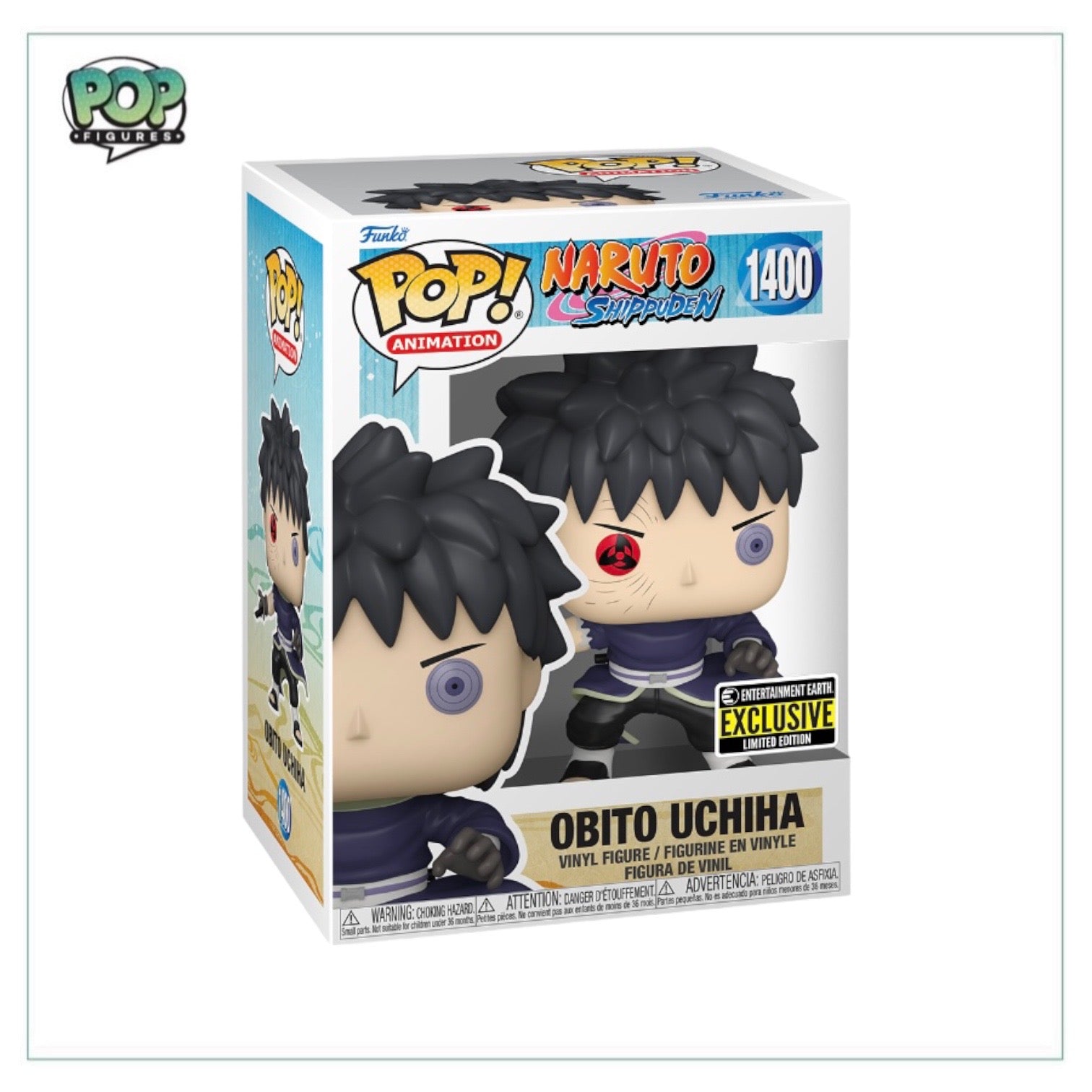 Obito Uchiha #1400 Funko Pop! - Naruto Shippuden - Entertainment Earth Exclusive
