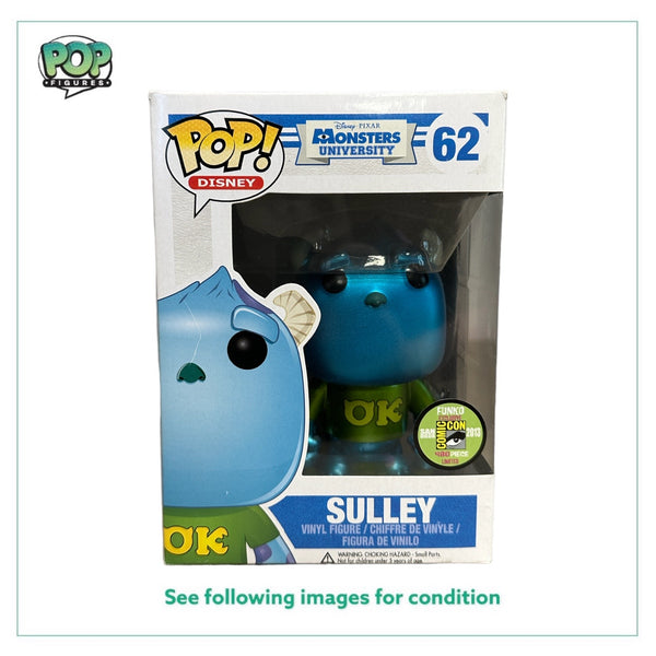 Sulley #62 (Metallic) Funko Pop! - Monsters University - SDCC 2013 Exclusive LE480 Pcs - Condition 8.5/10