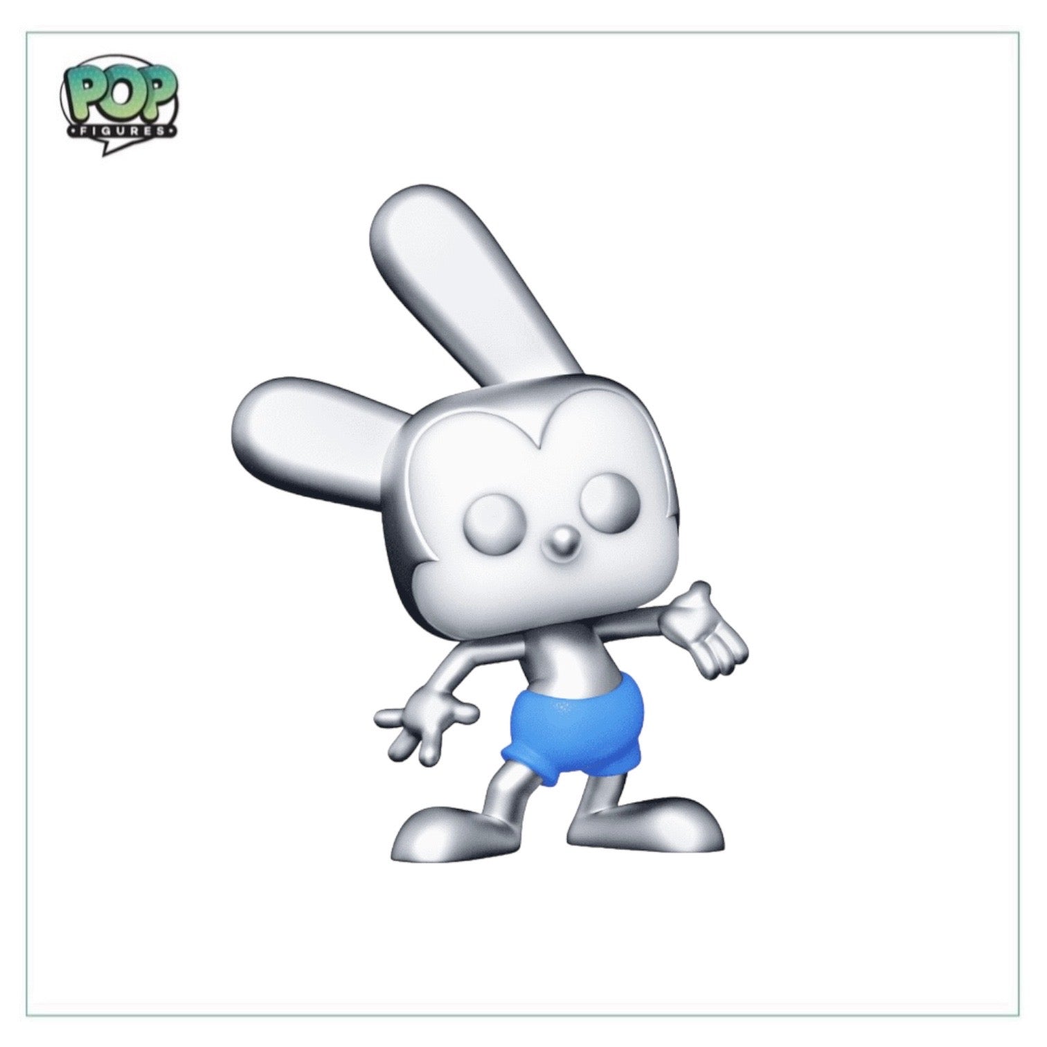 Oswald Rabbit #1350 (Platinum) Funko Pop! - Disney 100 - Disney Store Exclusive