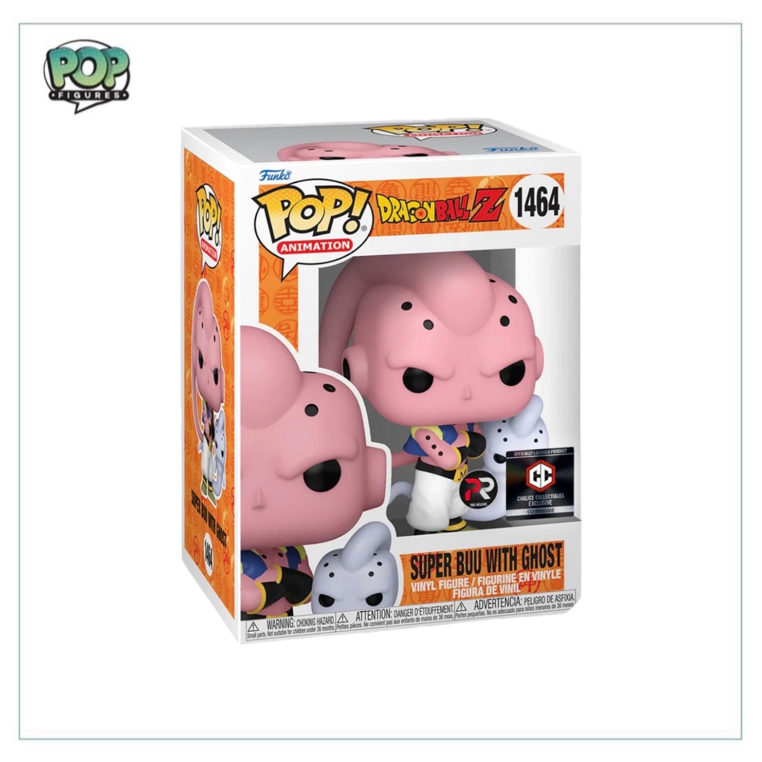 Super Buu with Ghost #1464 Funko Pop! - Dragon Ball Z - Chalice Collectibles Pre-Release Exclusive