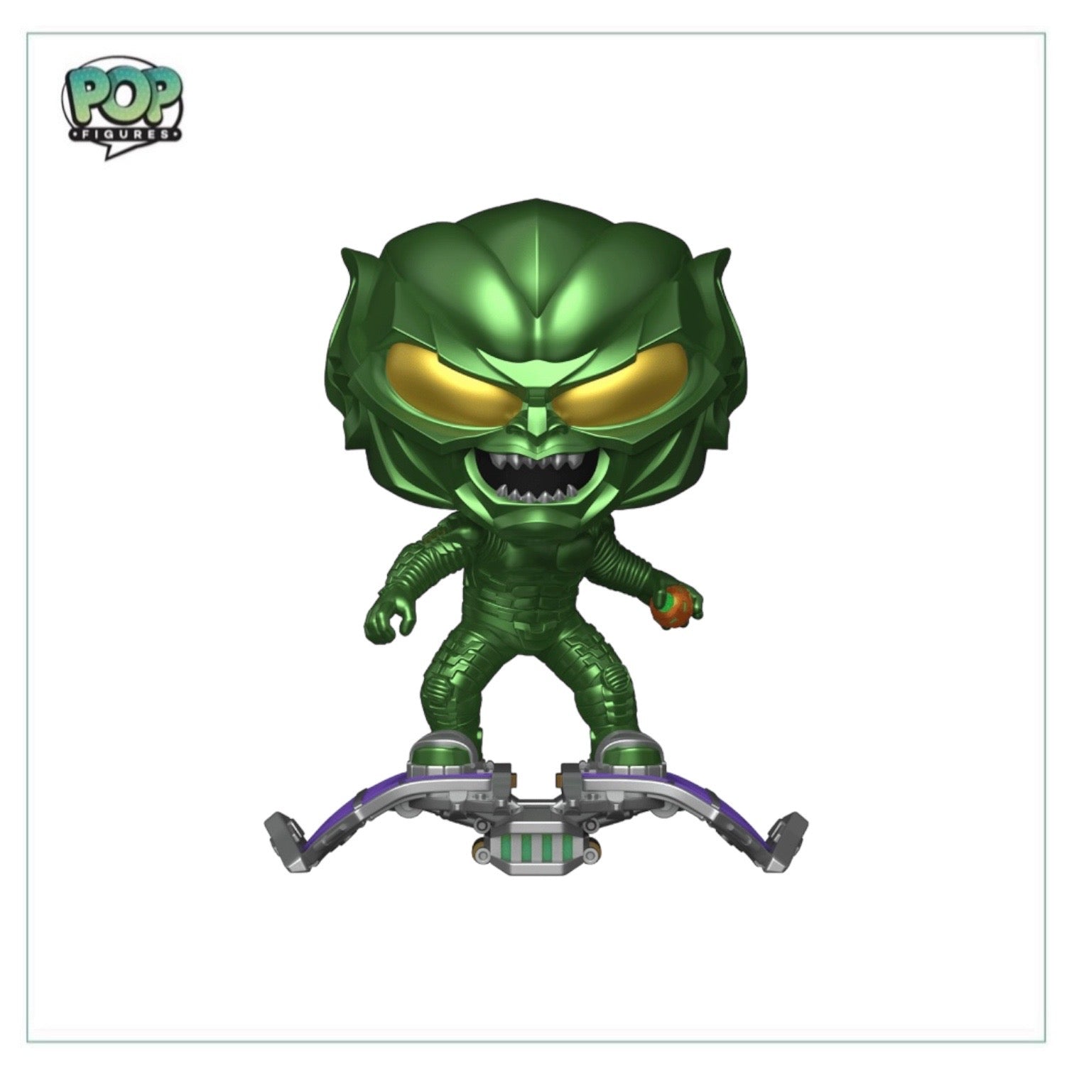Green Goblin #1168 (Metallic) Funko Pop! - Spider-Man No Way Home - BoxLunch Exclusive