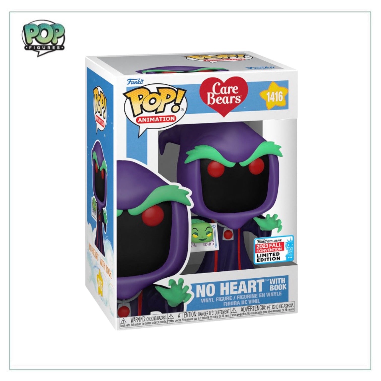 No Heart with Book #1416 Funko Pop! - Care Bears - NYCC 2023 Shared Exclusive