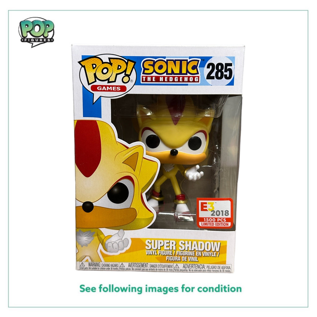 Super Shadow #285 Funko Pop! - Sonic The Hedgehog - E3 2018 Exclusive
