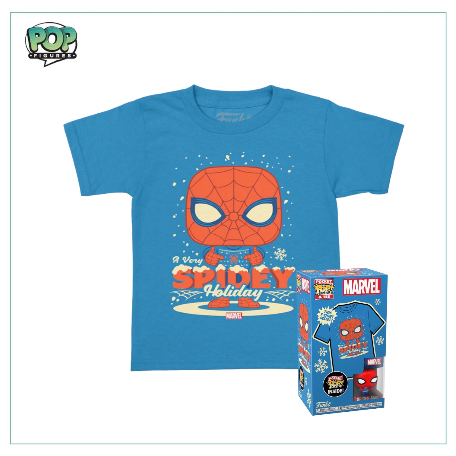 Pocket POP! & Tee - Spidey Holiday - Spider-man