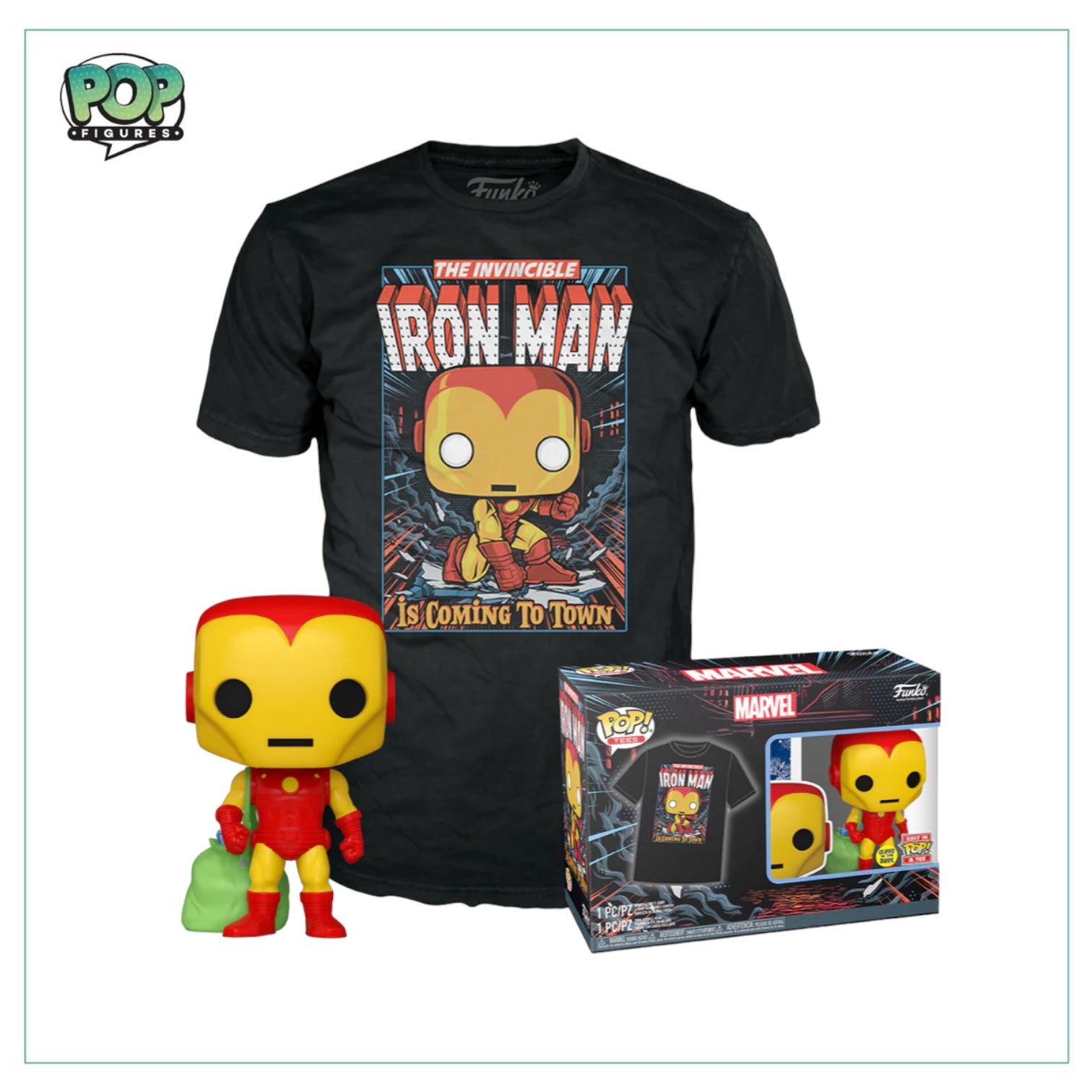 Pop! & Tee - The Invincible Iron Man - Marvel