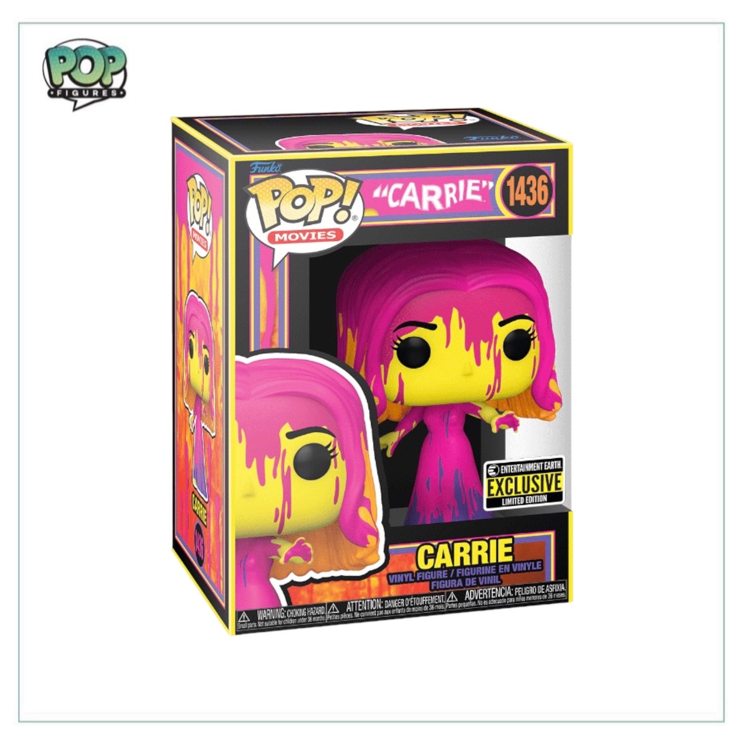 Carrie #1436 (Black Light) Funko Pop! - Carrie - Entertainment Earth Exclusive