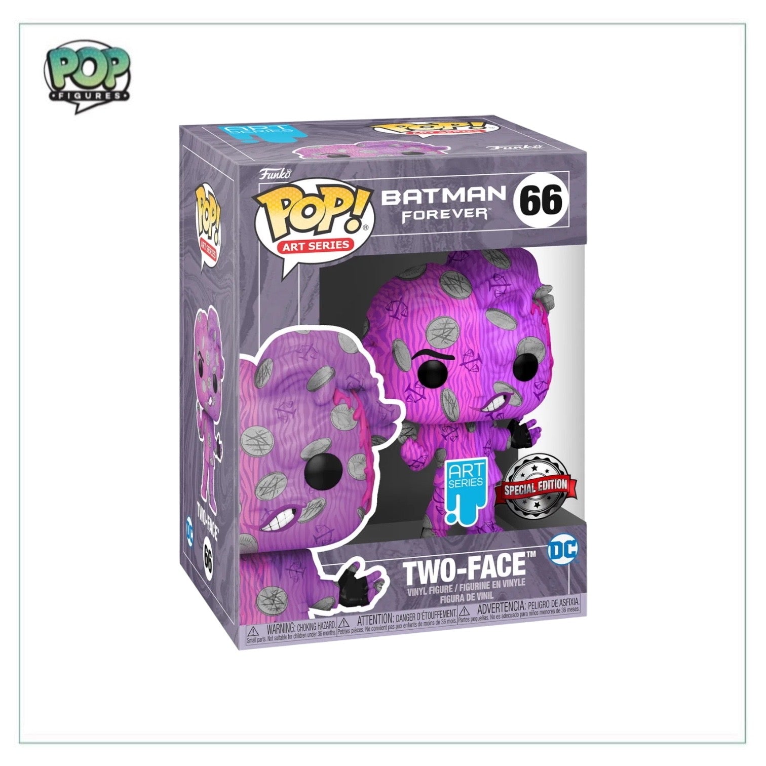 Two-Face #66 (Art Series) Funko Pop! - Batman Forever - Special Edition