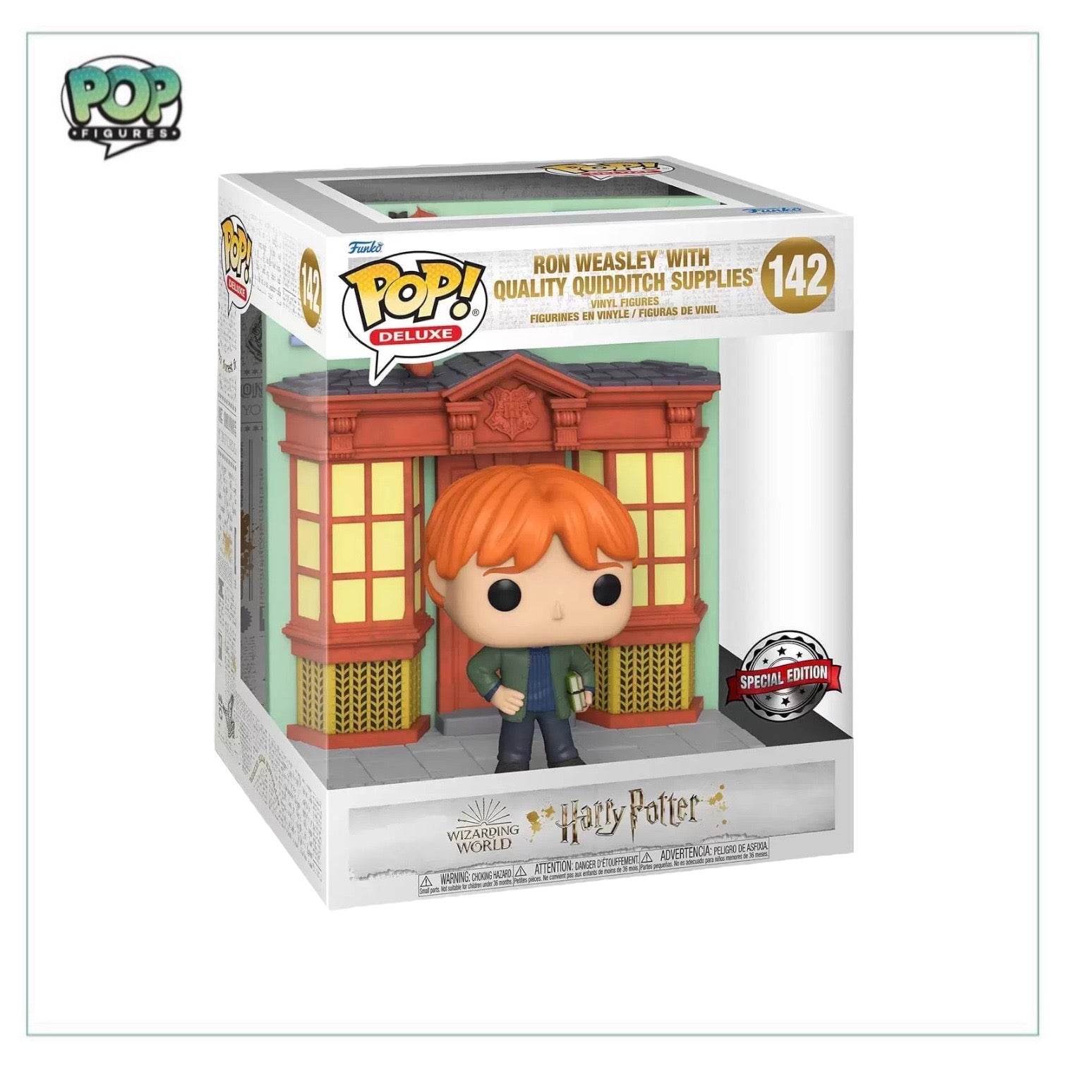 Ron Weasley with Quality Quidditch Supplies #142 Deluxe Funko Pop! - Harry Potter - Special Edition