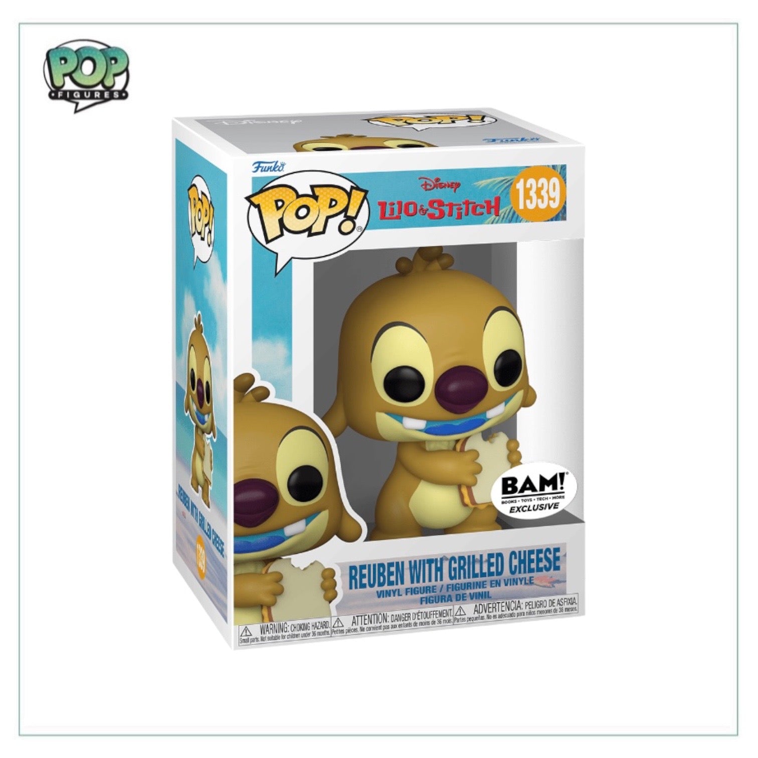 Reuben with Grilled Cheese #1339 Funko Pop! - Lilo & Stitch - BAM Exclusive