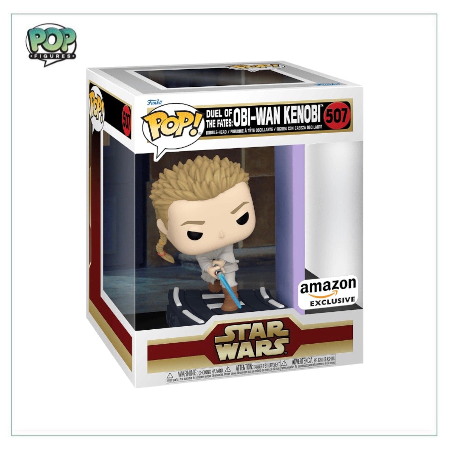 Duel of The Fates: Obi-Wan Kenobi #507 Deluxe Funko Pop! - Star Wars - Amazon Exclusive