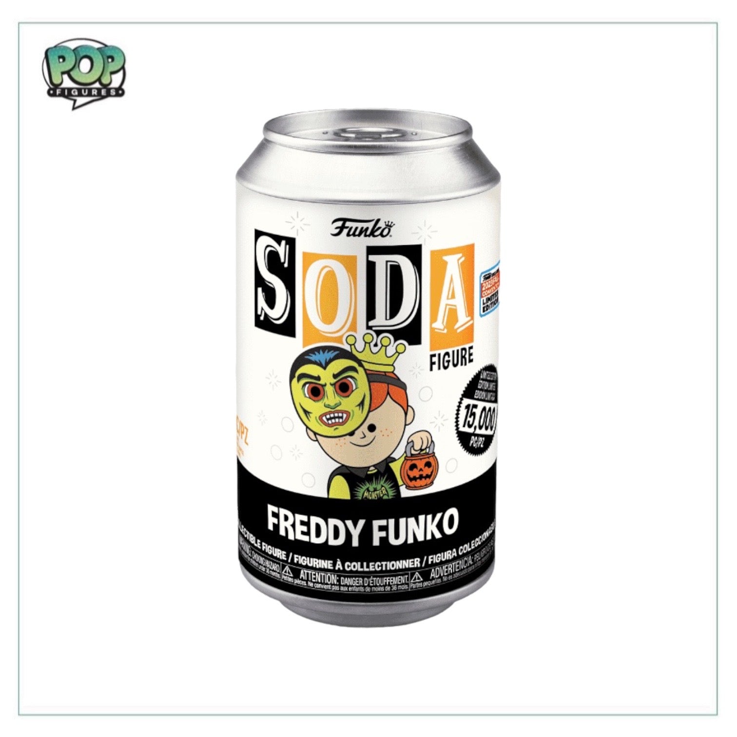 Freddy Funko (Trick or Treat) Funko Soda Vinyl Figure! - NYCC 2023 Shared Exclusive LE15000 Pcs - Chance of Chase
