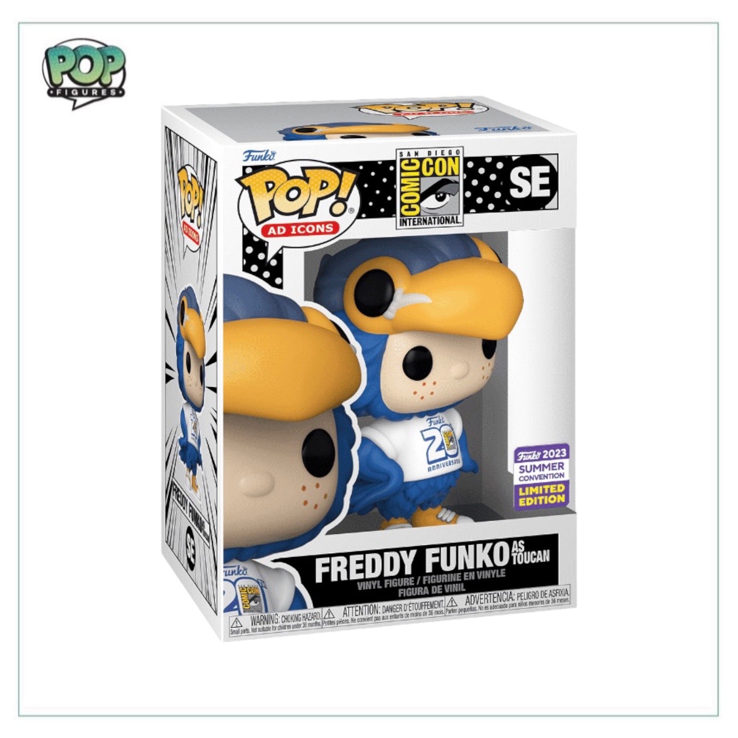 Freddy Funko as Toucan Funko Pop! - SDCC 2023 Shared Exclusive