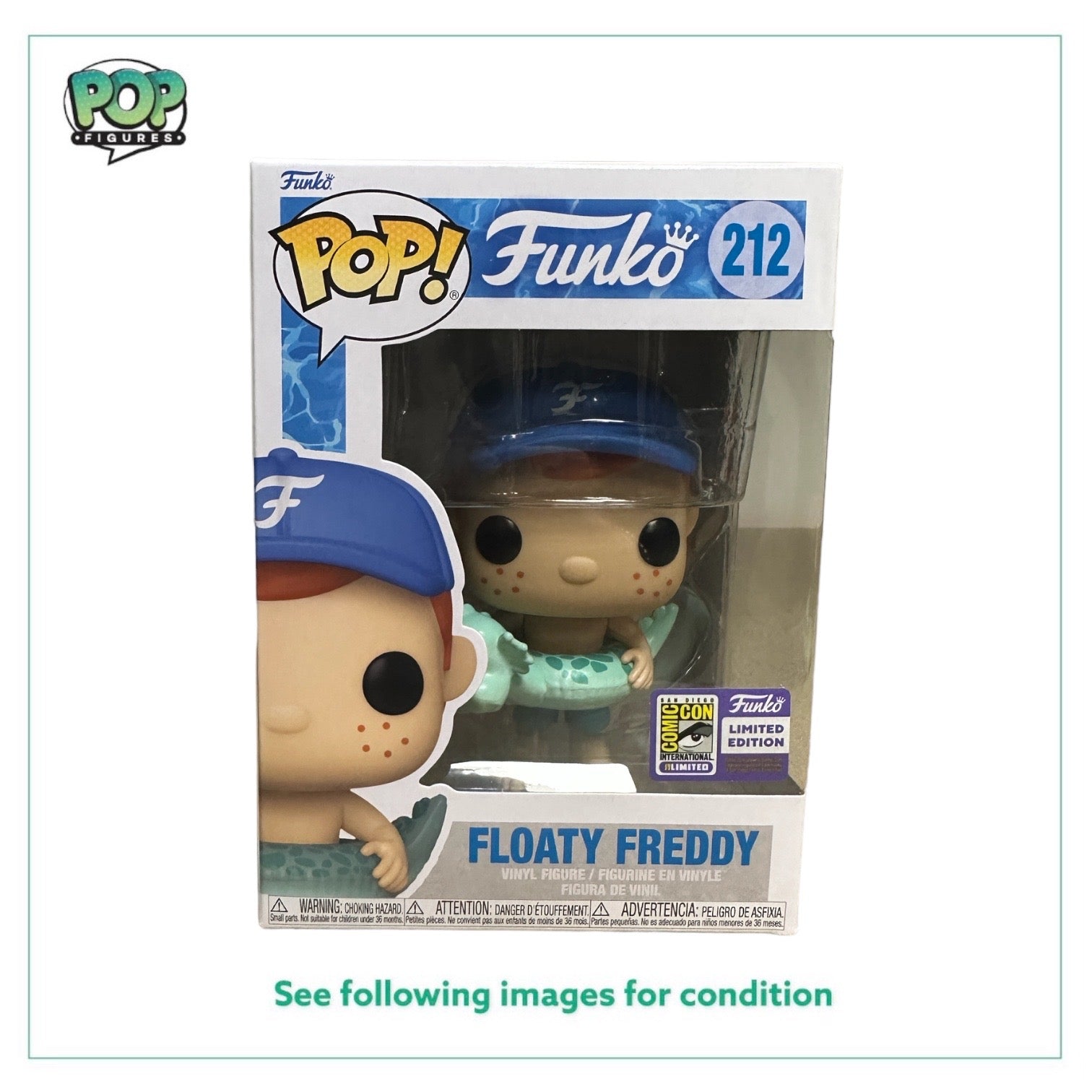 Floaty Freddy #212 Funko Pop! - SDCC 2023 Official Convention Exclusive - Condition 8.75/10