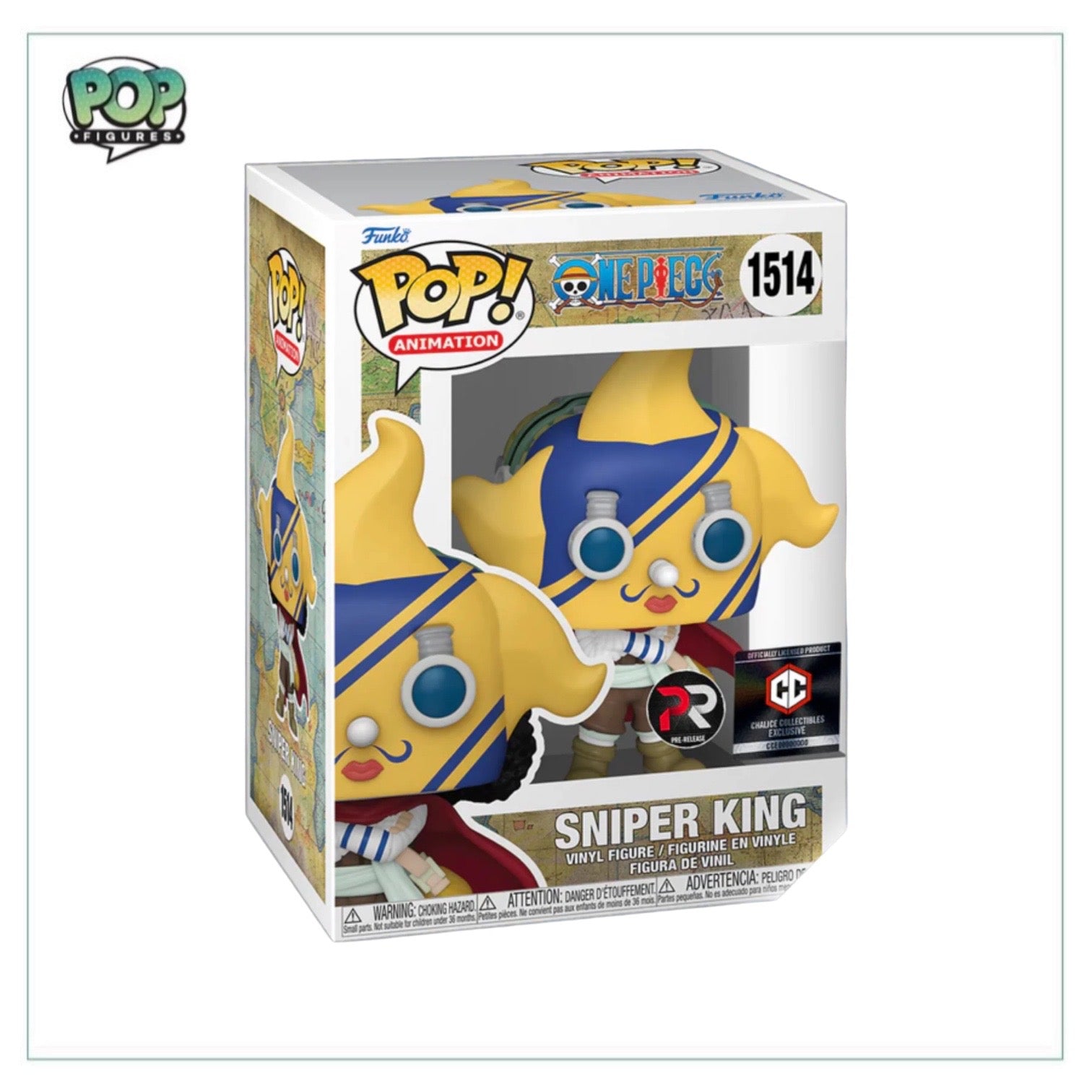 Sniper King #1514 Funko Pop! - One Piece - Chalice Collectibles Pre-Release Exclusive