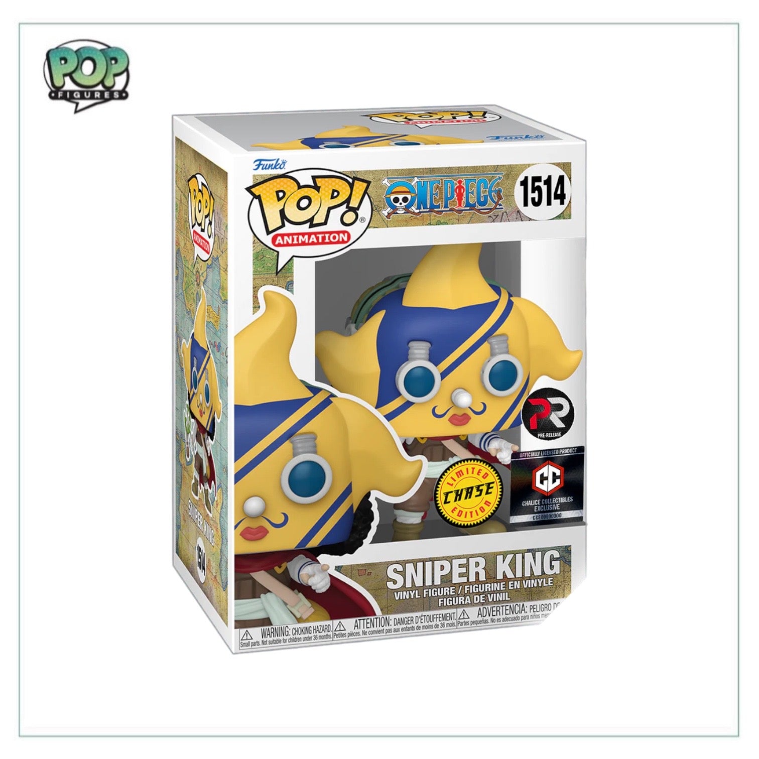 Sniper King #1514 (Chase) Funko Pop! - One Piece - Chalice Collectibles Pre-Release Exclusive