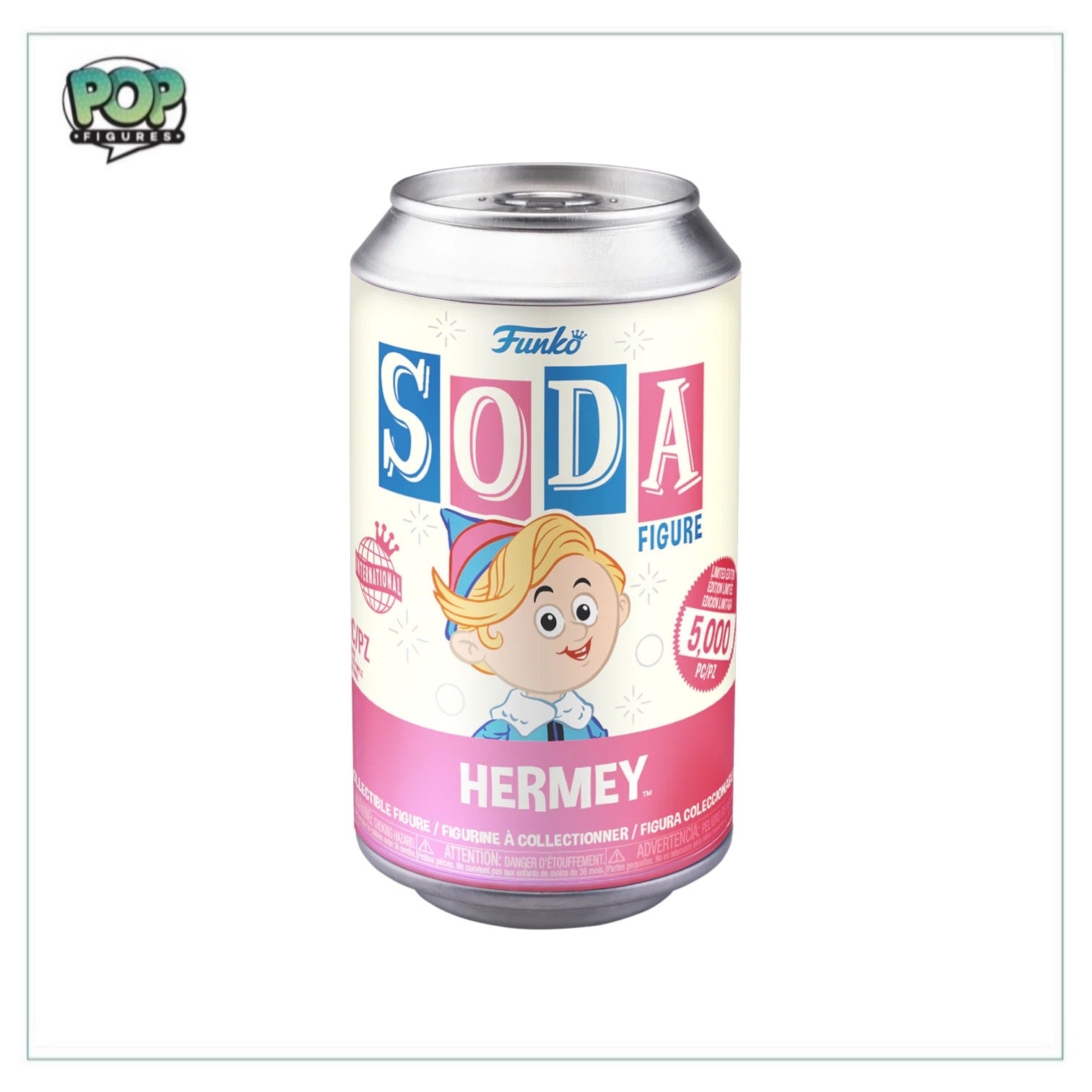 Hermey Funko Soda Vinyl Figure! - Rudolph The Red-Nosed Reindeer - International LE5000 Pcs - Chance of Chase