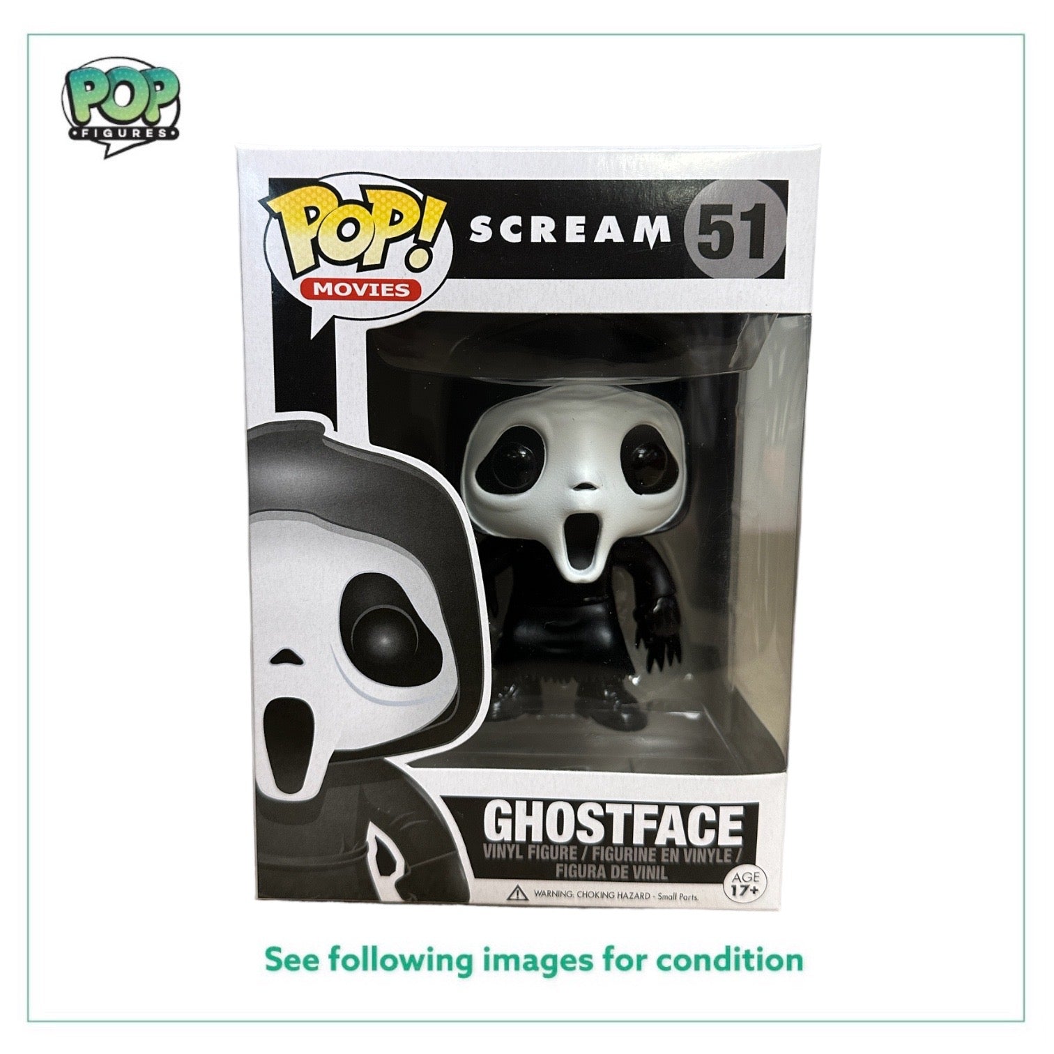 Ghostface #51 Funko Pop! - Scream - 2014 Pop! - Condition 8.75/10