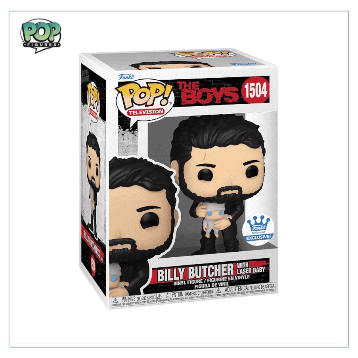 Billy Butcher with Laser Baby #1504 Funko Pop! - The Boys - Funko Shop Exclusive