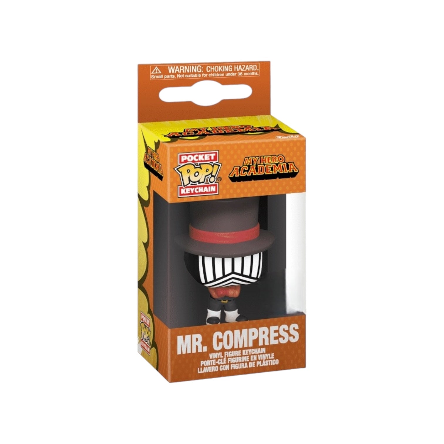 Mr Compress Pocket Pop Keychain - My Hero Academia