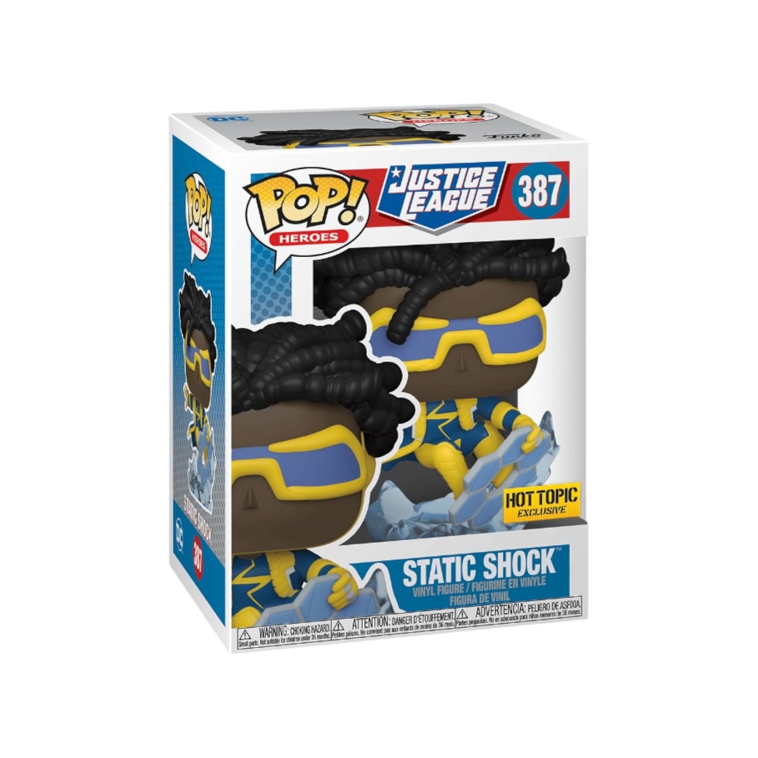 Static Shock #387 Funko Pop! - Justice League - Hot Topic Exclusive